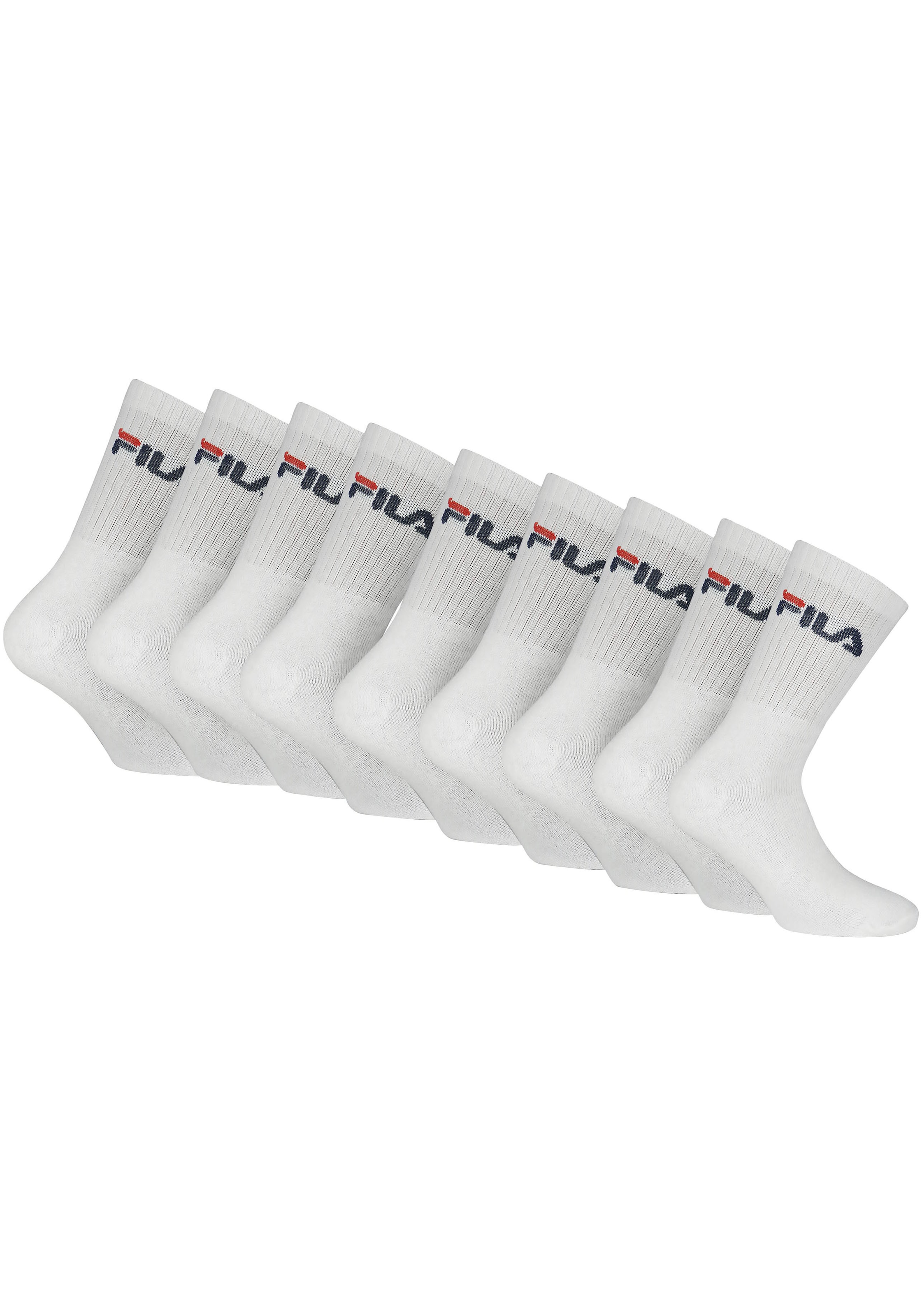 Fila Sportsocken »UNISEX CREW TENNIS FULL TERRY SOCKS«, (9 Paar)