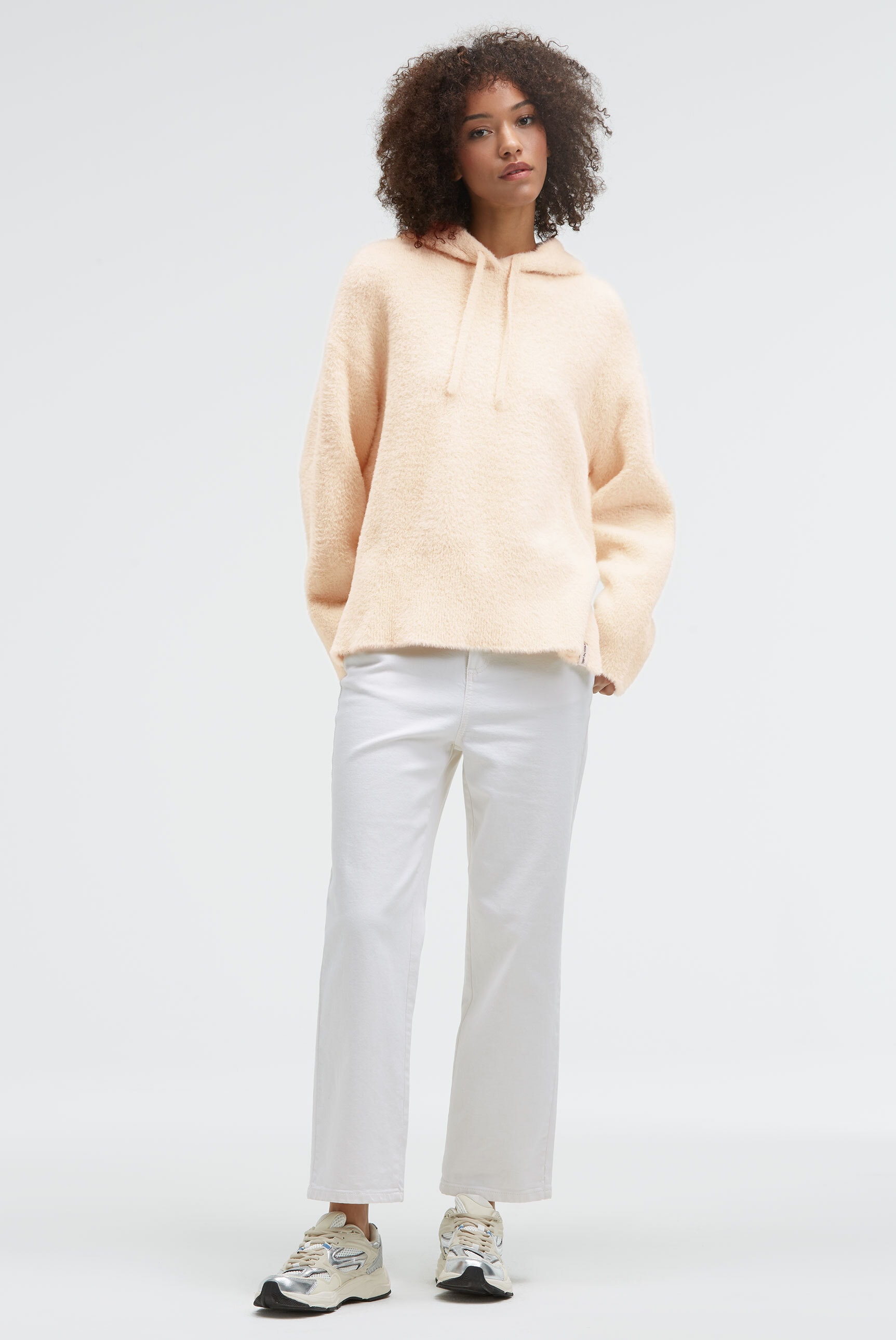 SENSES.THE LABEL Kapuzenpullover, mit Seitenschlitze günstig online kaufen