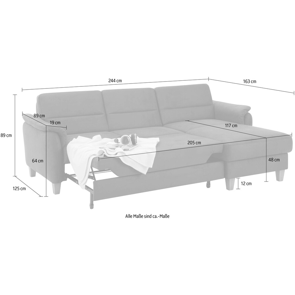 Home affaire Ecksofa »Palmera«