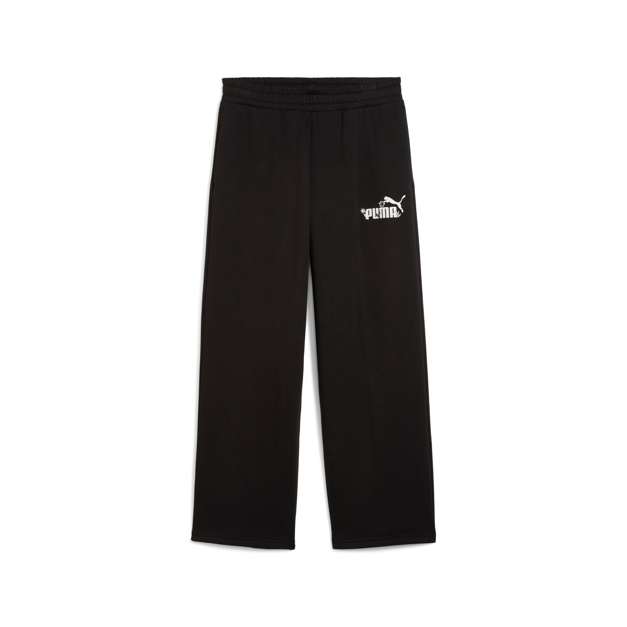 PUMA Trainingshose "ESS NATURE 2.0 COMFORT LOGO STRAIGHT PANTS FL OP" günstig online kaufen