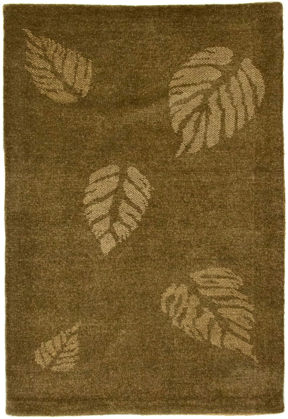 morgenland Orientteppich »Ziegler - 93 x 64 cm - olivgrün«, rechteckig, Wohnzimmer, Handgeknüpft, Einzelstück mit Zertifikat