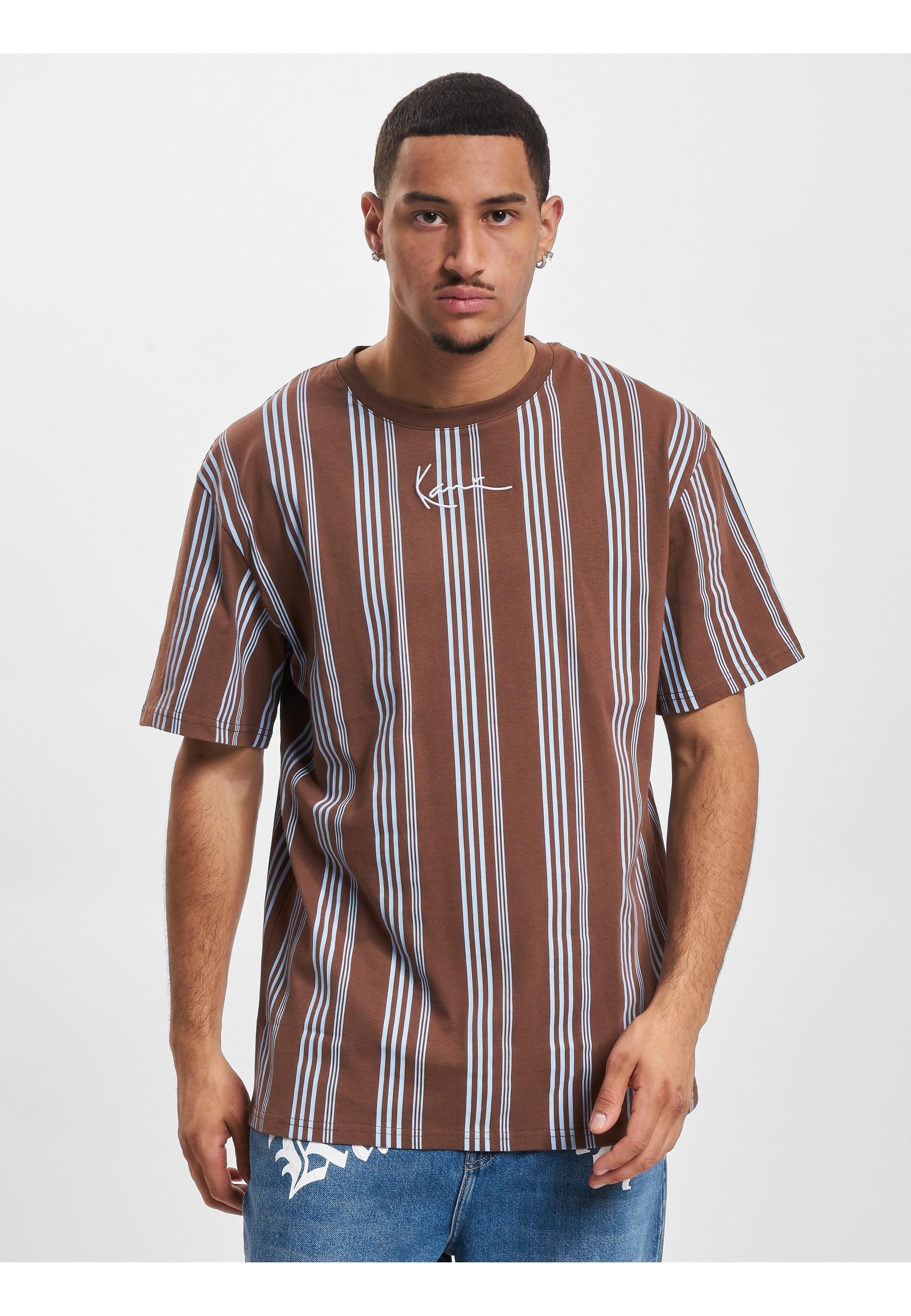 Karl Kani T-Shirt »Karl Kani Herren KM233-025-2 KK Small Signature Striped Tee«, (1 tlg.)
