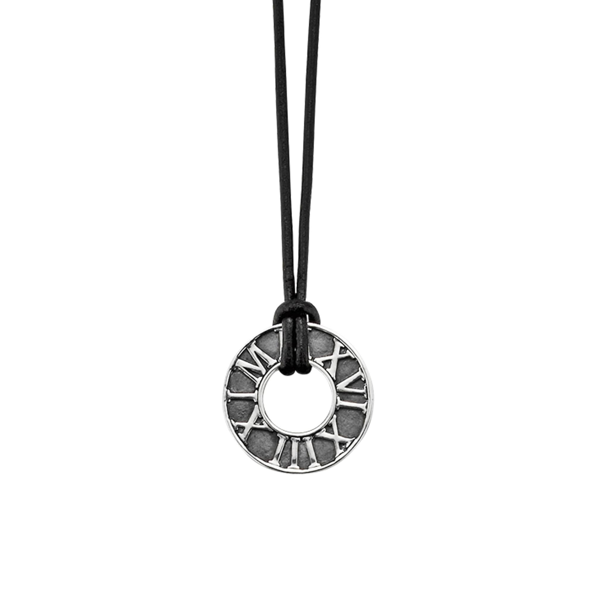 CAÏ Kette mit Anhänger »925/- Leder« Silber BAUR online Sterling | kaufen matt-oxidiert