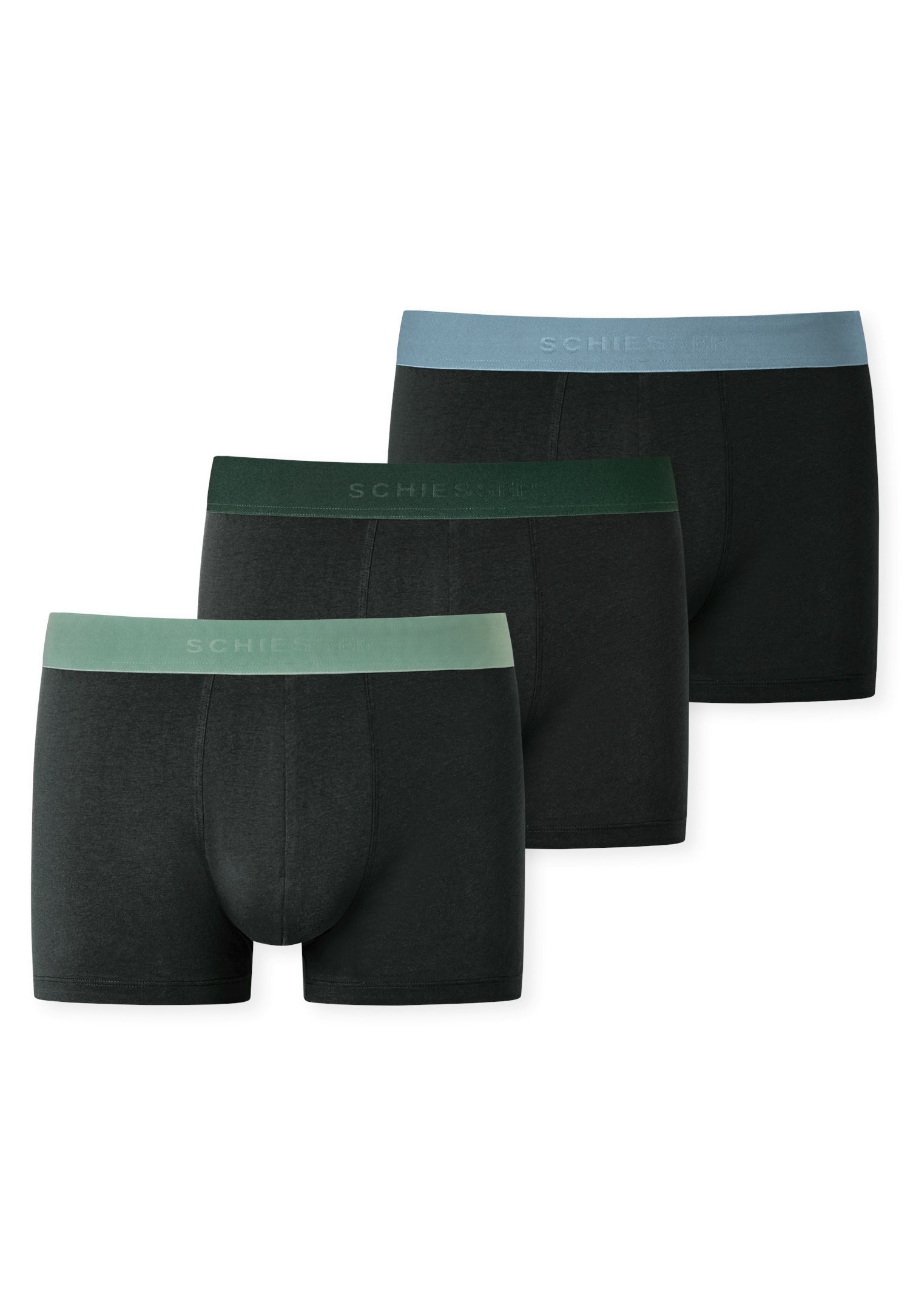 Boxershorts »"95/5"«, (3er-Pack), mit farblich abgesetztem, sportlichem Logo-Webgummibund