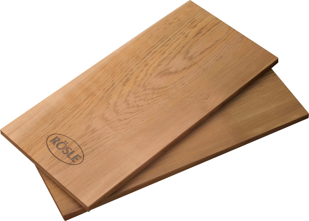 RÖSLE Aromaplanke »Holzplanke Erlenholz, 25167«, Holz, für Holzaroma im Grillgut, mehrfach verwendbar, Naturprodukt