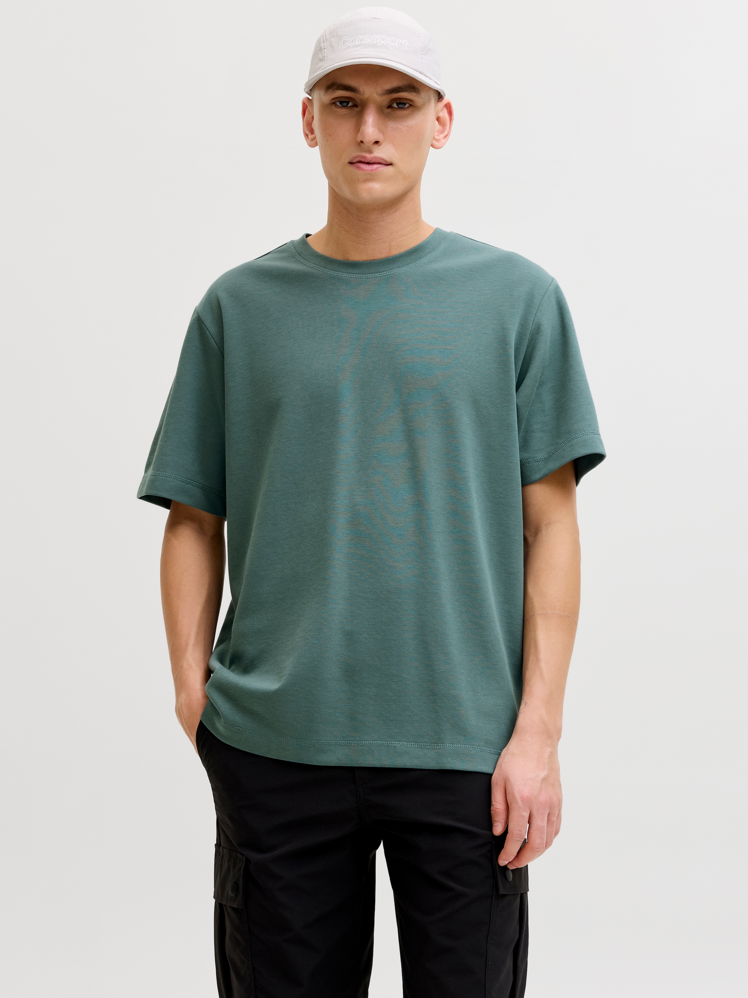 Jack & Jones T-Shirt "JCOFUSION BADGE TEE SS CREW NECK" günstig online kaufen