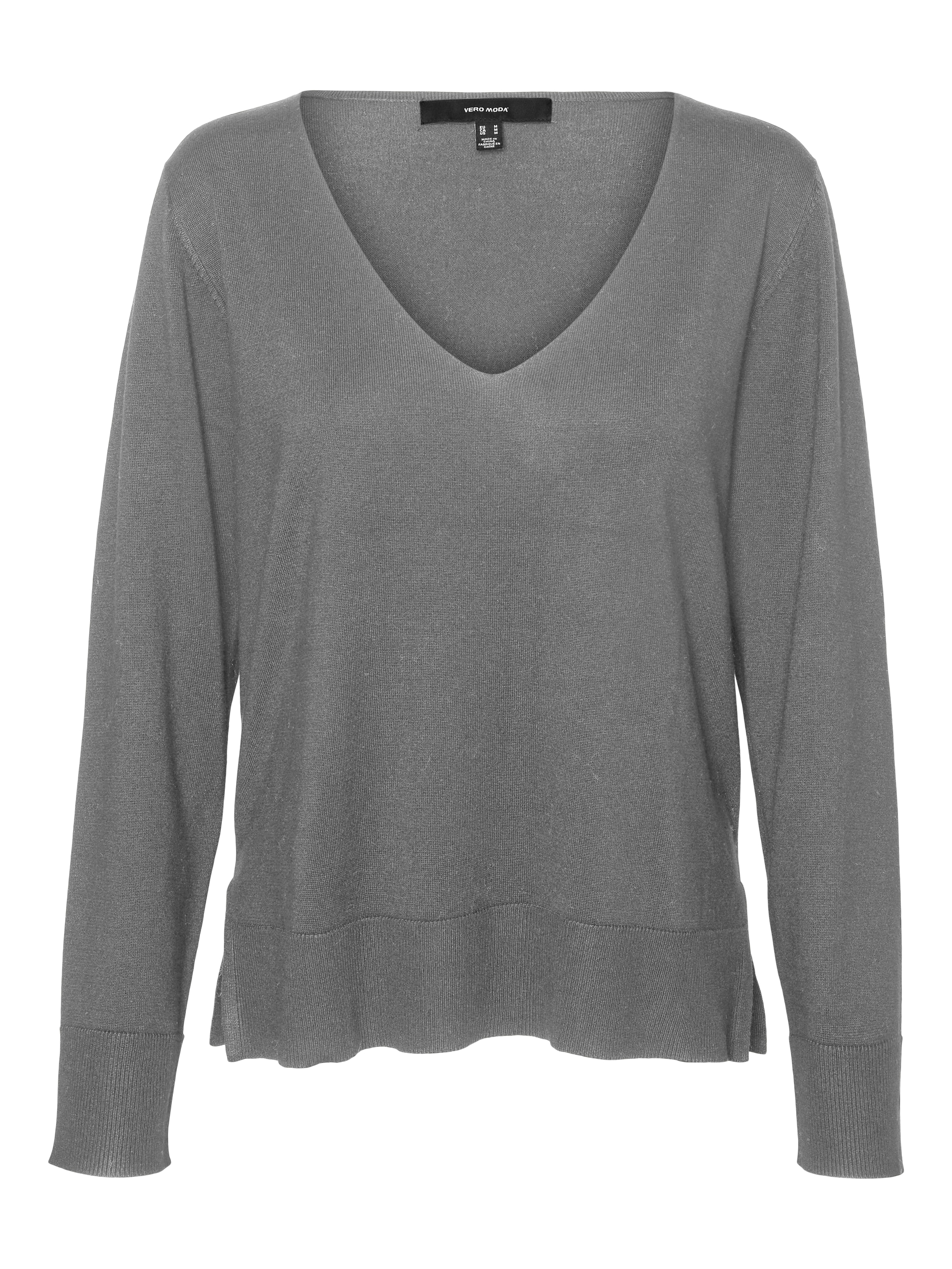 Vero Moda Strickpullover »VMSILJE LS V-NECK PULLOVER GA NOOS«