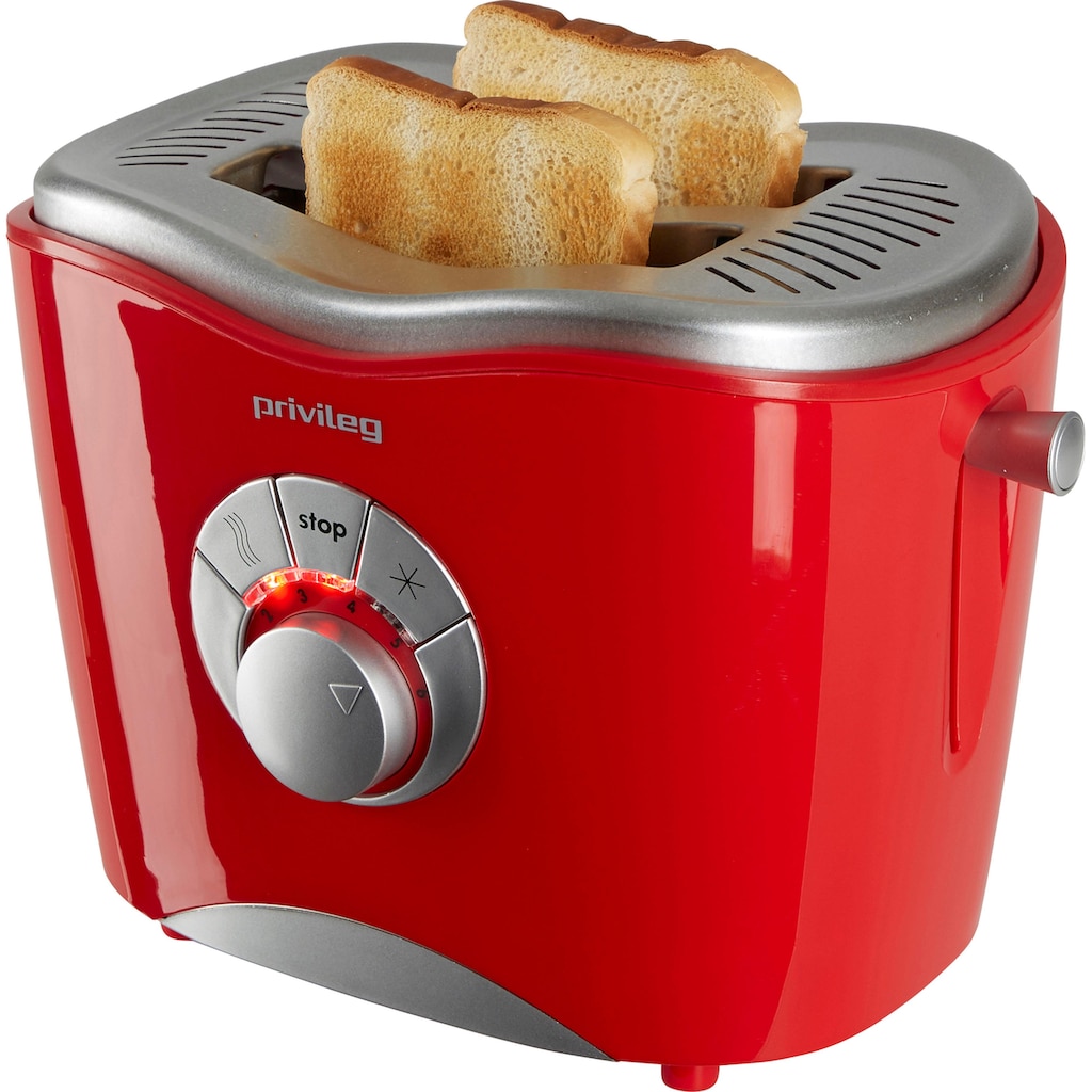 Privileg Toaster »747566«, 2 kurze Schlitze, für 2 Scheiben, 860 W