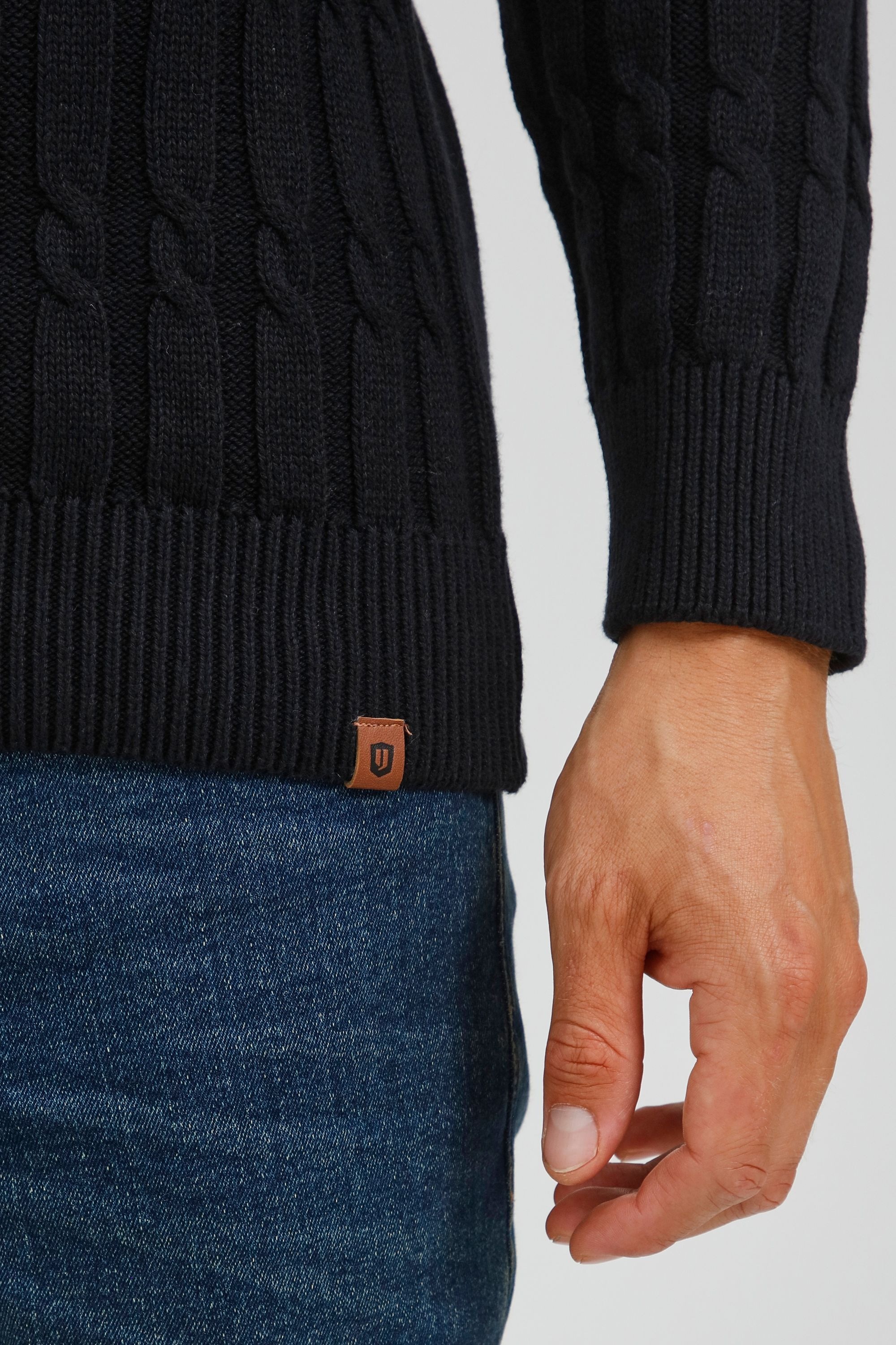 Indicode Strickfleece-Pullover »Strickpullover IDPauletta«