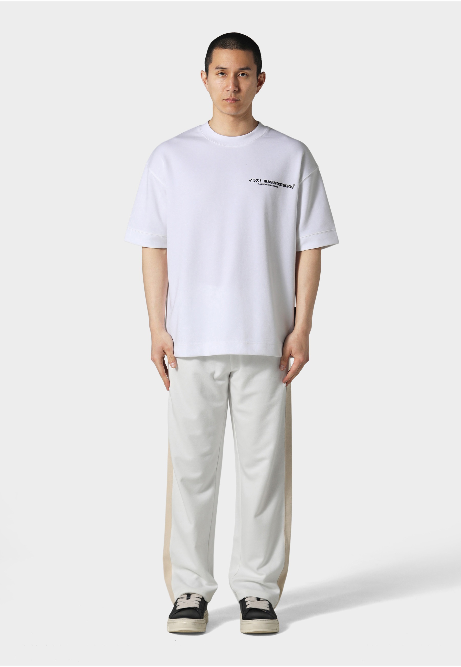 Irasuto Studios Stoffhose »Irasuto Studios OPEN HEM PANTS«