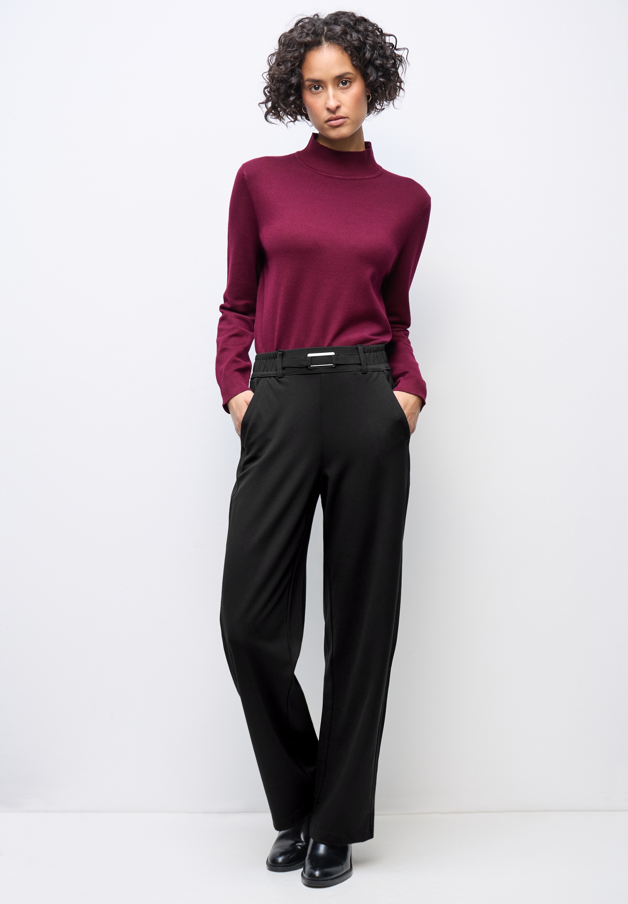 STREET ONE Stoffhose  High Waist