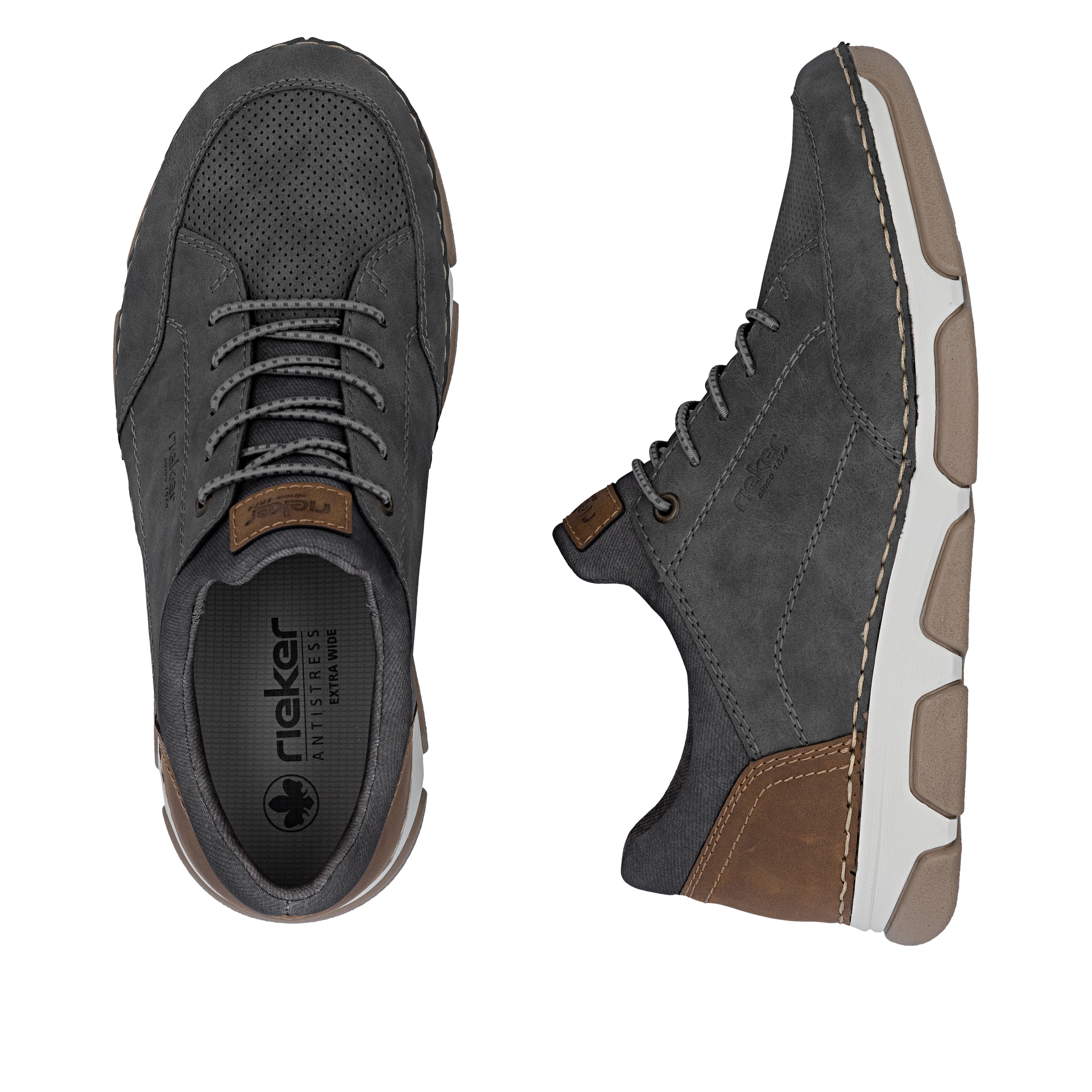 Rieker Slip-On Sneaker  Slipper, Schlupfschuh, Halbschuh, Freizeitsneaker mit Gummizug