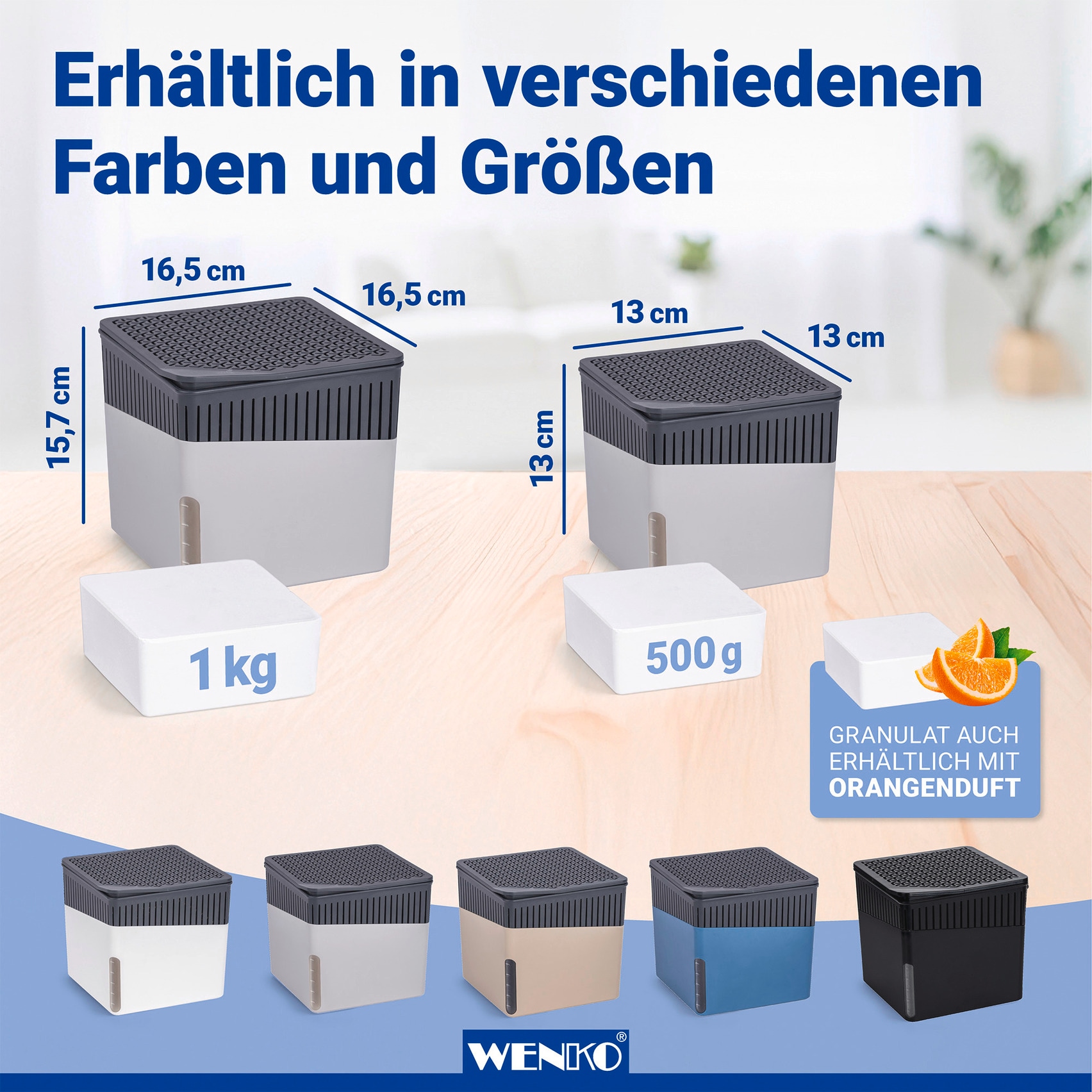 WENKO Luftentfeuchter »Cube« für 80 m³ Räume