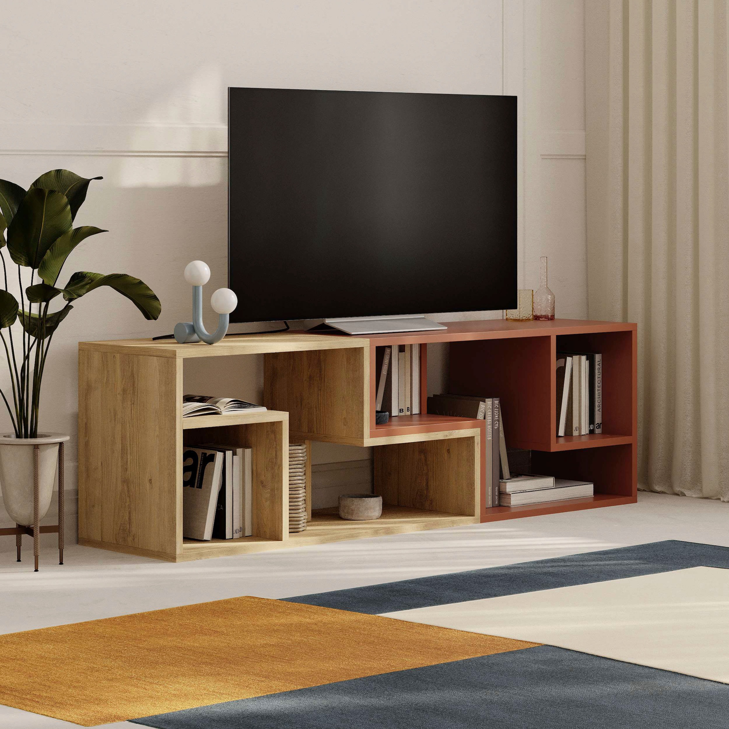 Decortie TV-Schrank »Glis TV Schrank«, (Packung), Einfache Montage,Platzsparend