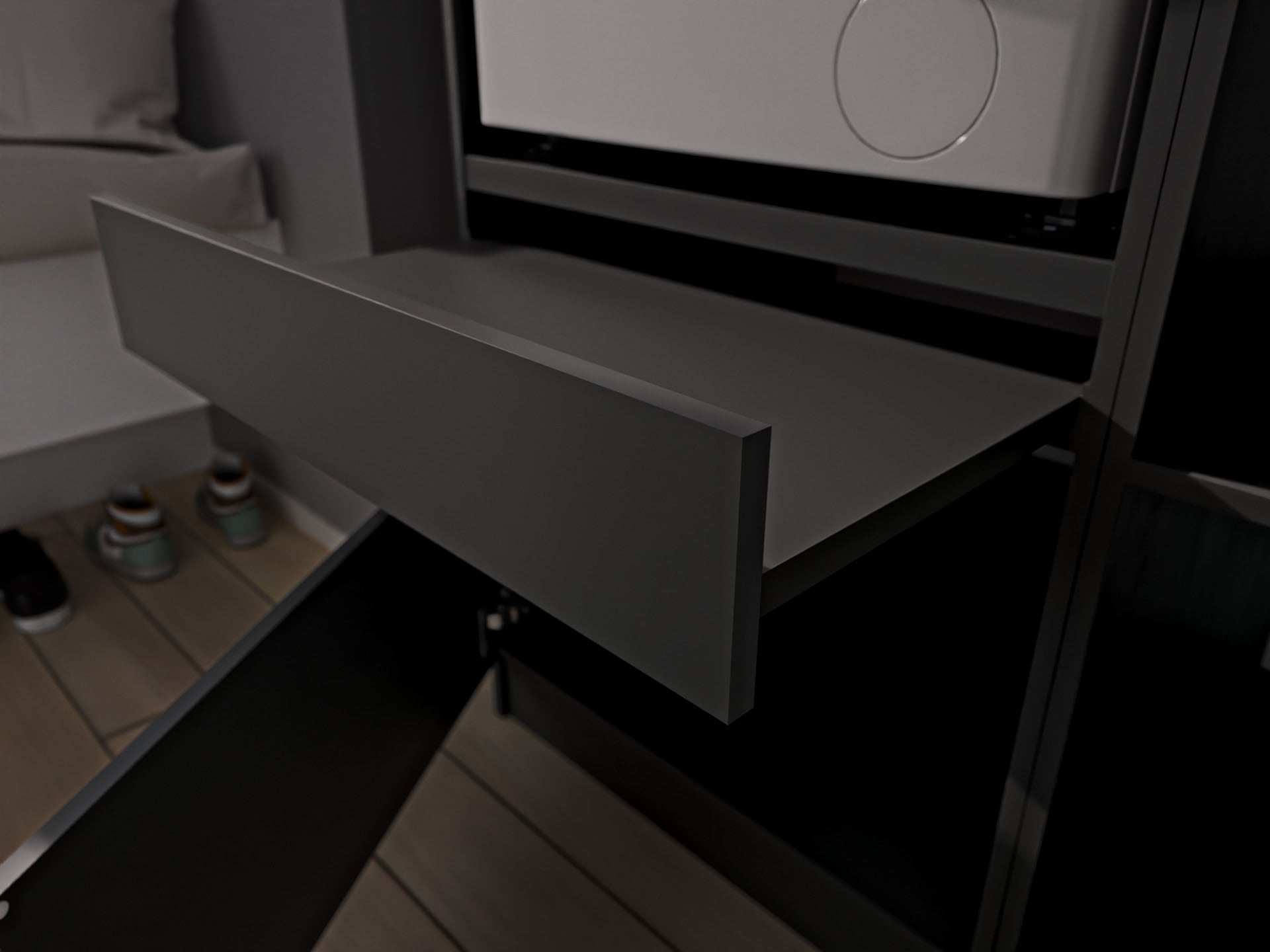 BASIC by Balculina Mehrzweckschrank-Set »Washhome B/T/H 186x68x200 cm« 3 Stk. tlg.