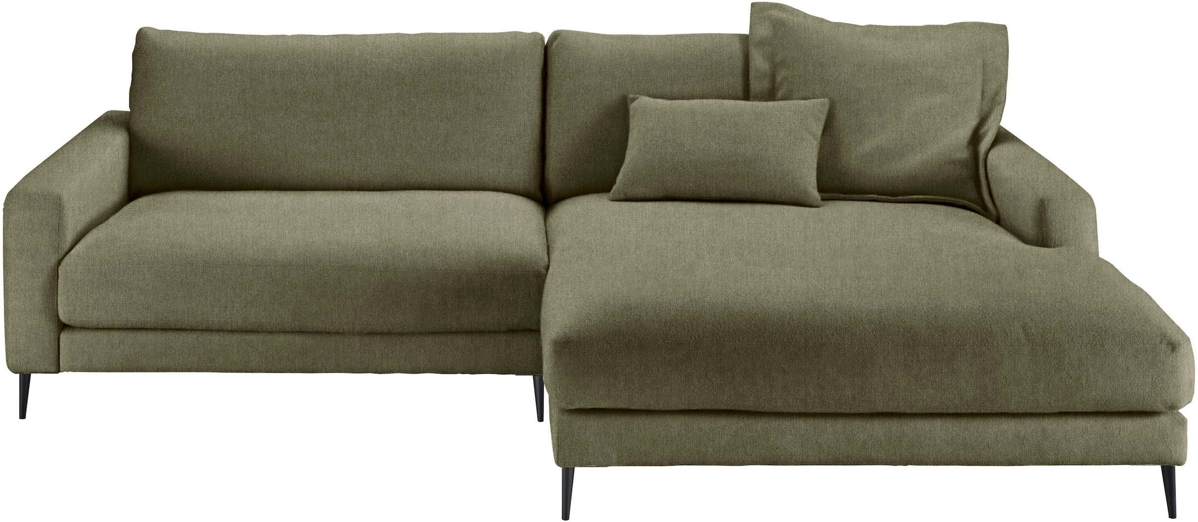 Home affaire Ecksofa "Downtown, B/T/H: 272/190/84 cm L-Form" weicher Sitzko günstig online kaufen