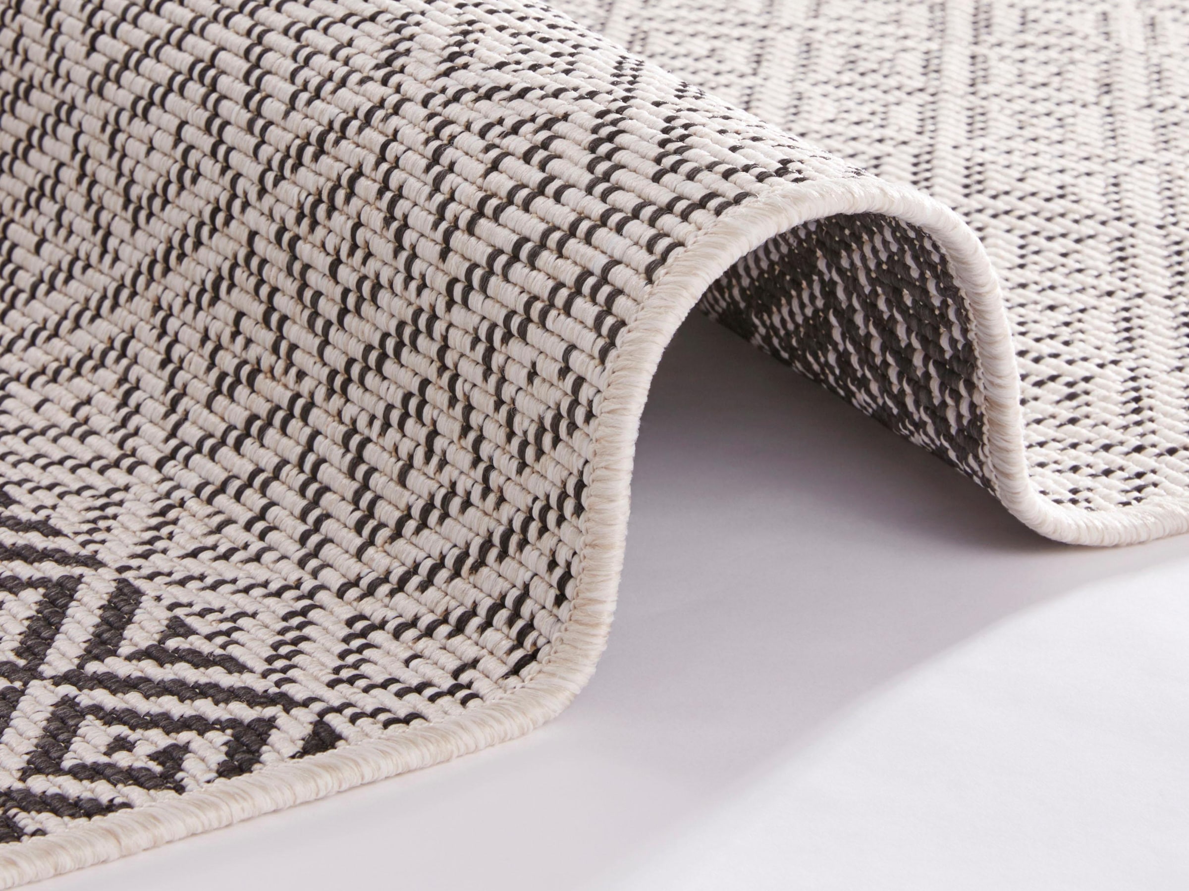 NORTHRUGS Teppich »Maui«, rechteckig, 5 mm Höhe, In- und Outdoor geeignet, Wendbar, Wohnzimmer
