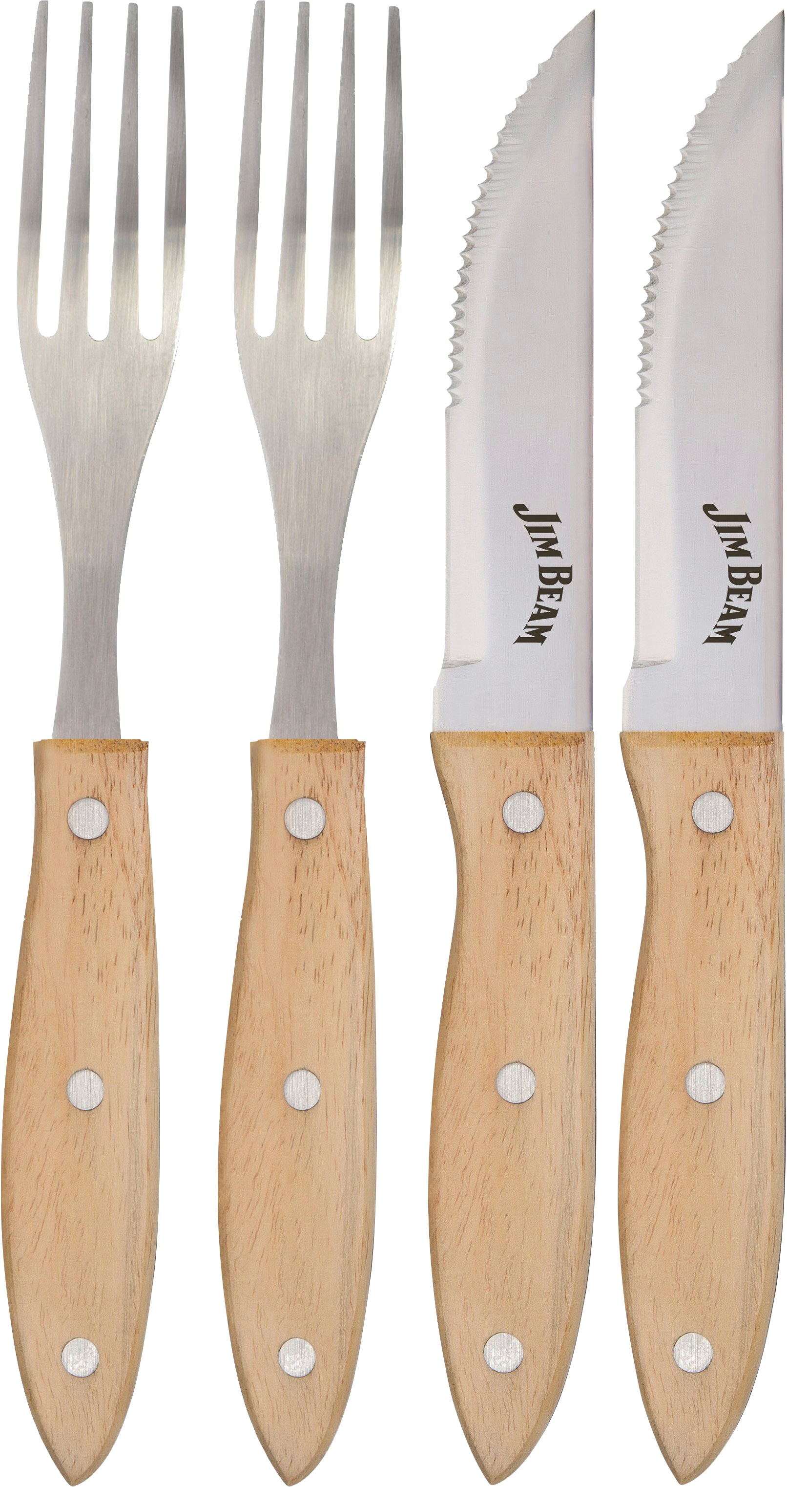 Jim Beam BBQ Steakbesteck "Gabel & Messer" Set 4-tlg. günstig online kaufen