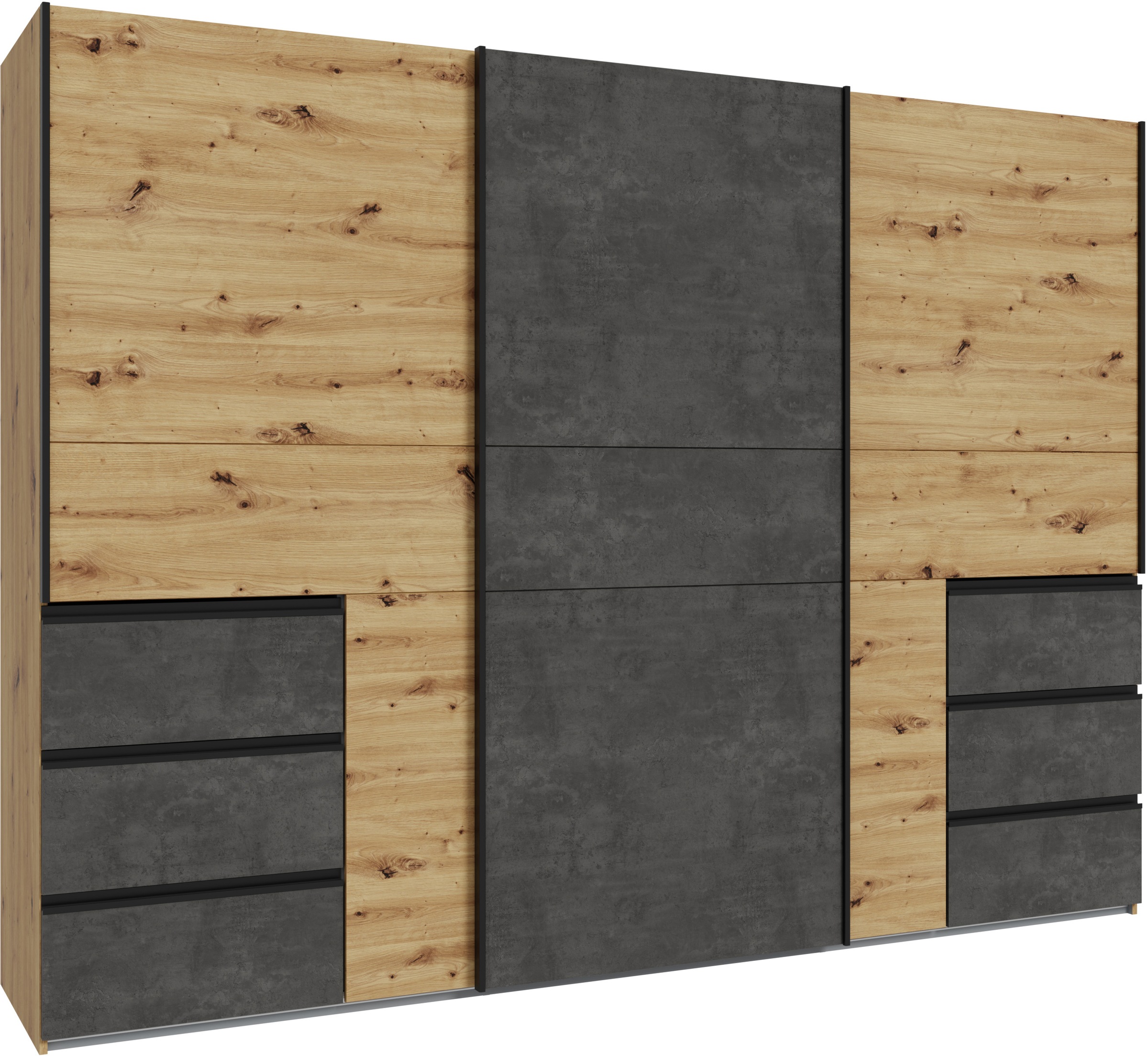 FORTE Schwebetürenschrank, (B/H/T ca. 269,7x200,5x61cm), Schwebetürenschran günstig online kaufen
