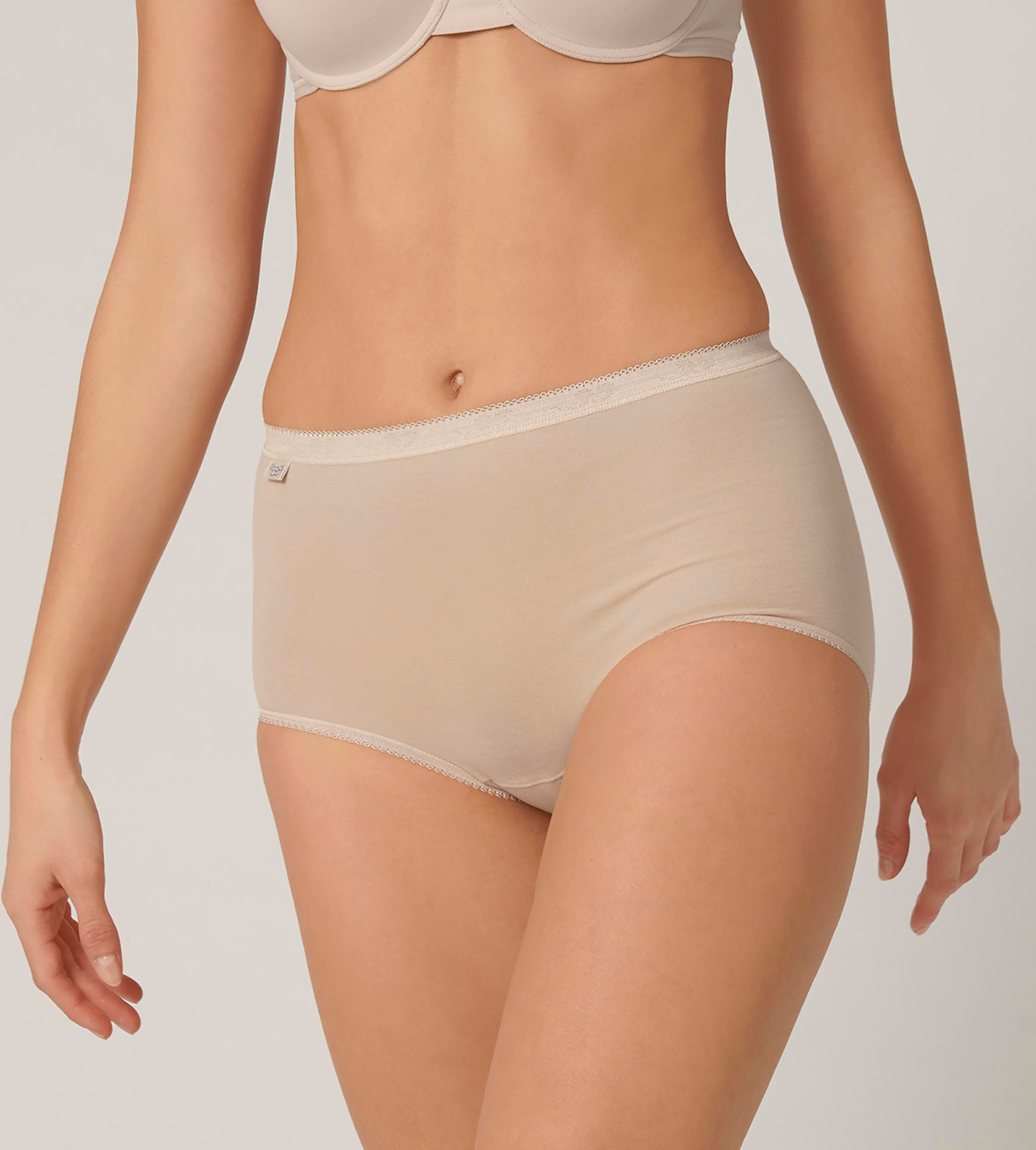 sloggi Slip »Basic+ Maxi 4P«, (4er Pack), perfekter Sitz