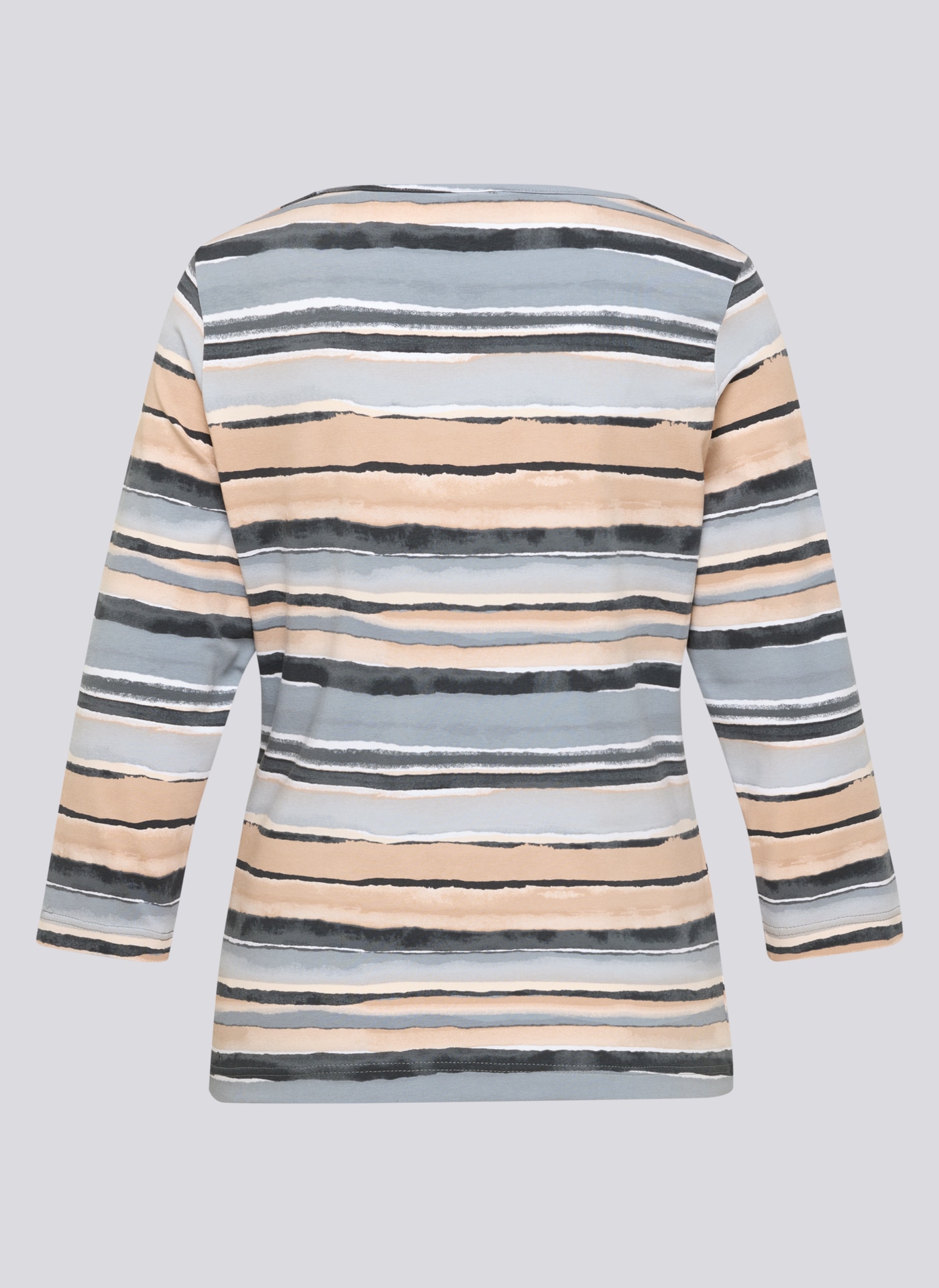 Rabe 3/4-Arm-Shirt in Streifen-Optik