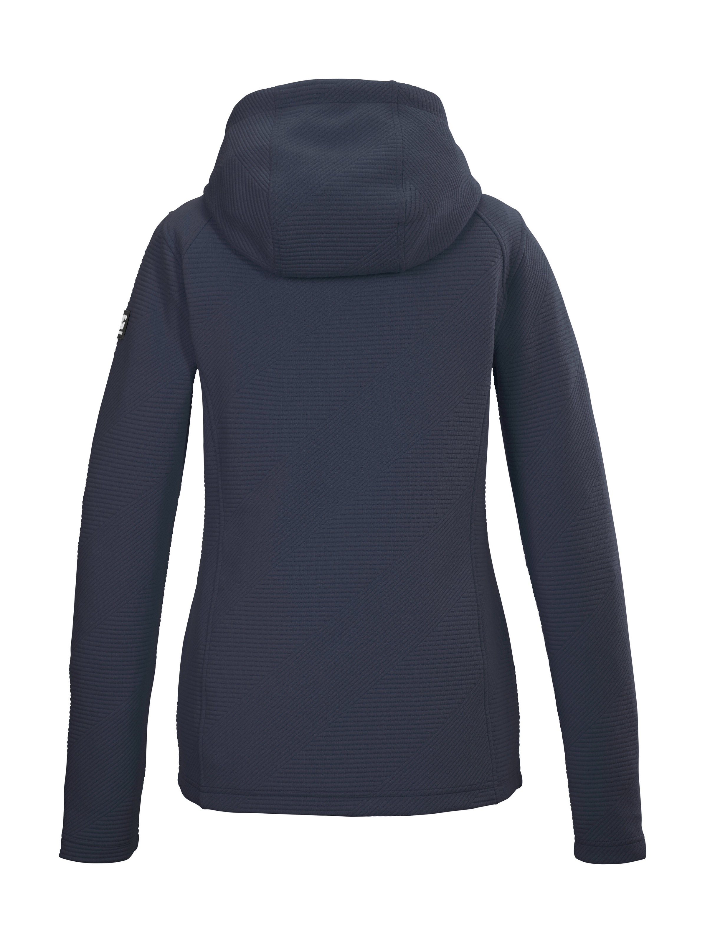 Killtec Strickjacke »KOS 33 WMN FLX JCKT«, Damen Powerstretchjacke mit Kapuze, Taschen, Kinnschutz