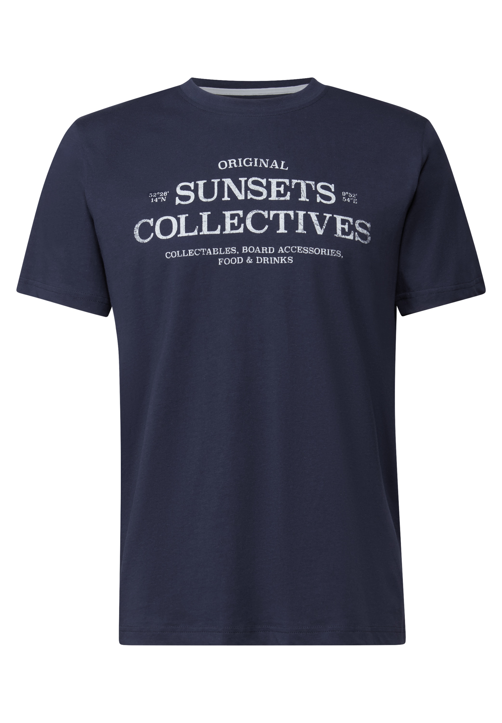 STREET ONE MEN T-Shirt, mit Rundhalsausschnitt