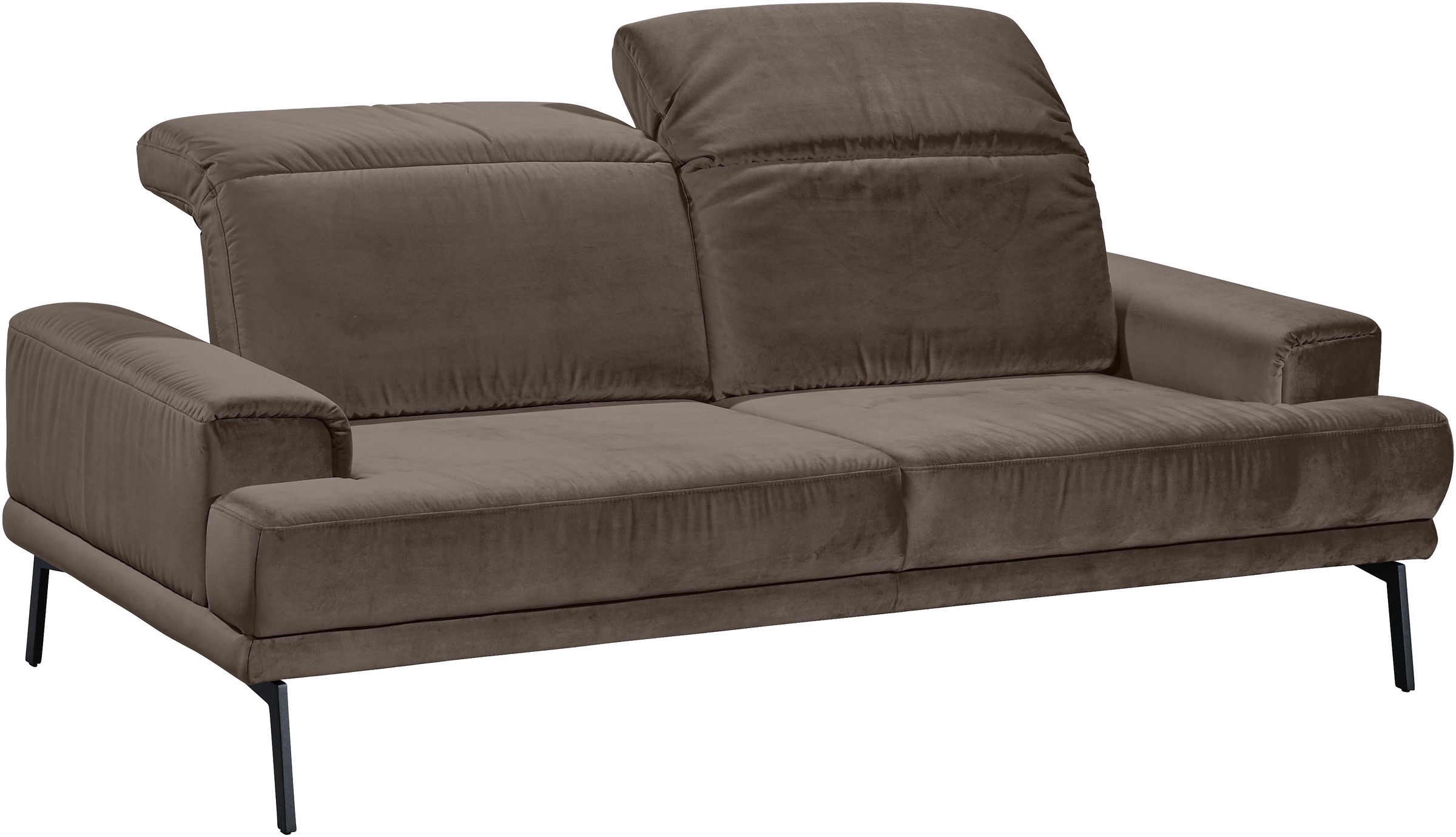 Musterring 2-Sitzer »MR 4580«, inkl. Kopf- und Sitztiefenverstellung, Fuß schwarz, B198 x T103 cm