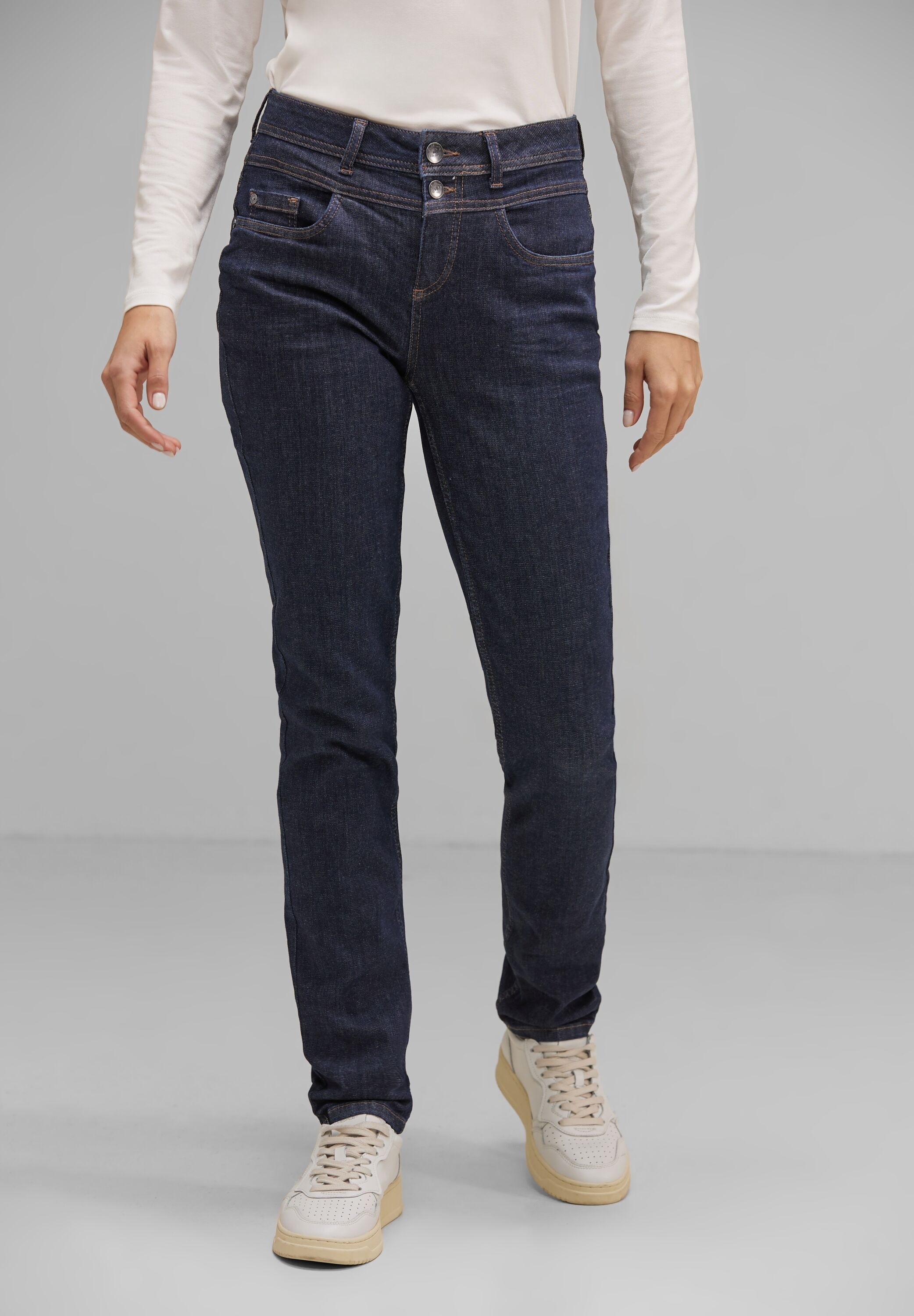 STREET ONE Comfort-fit-Jeans, High Waist günstig online kaufen