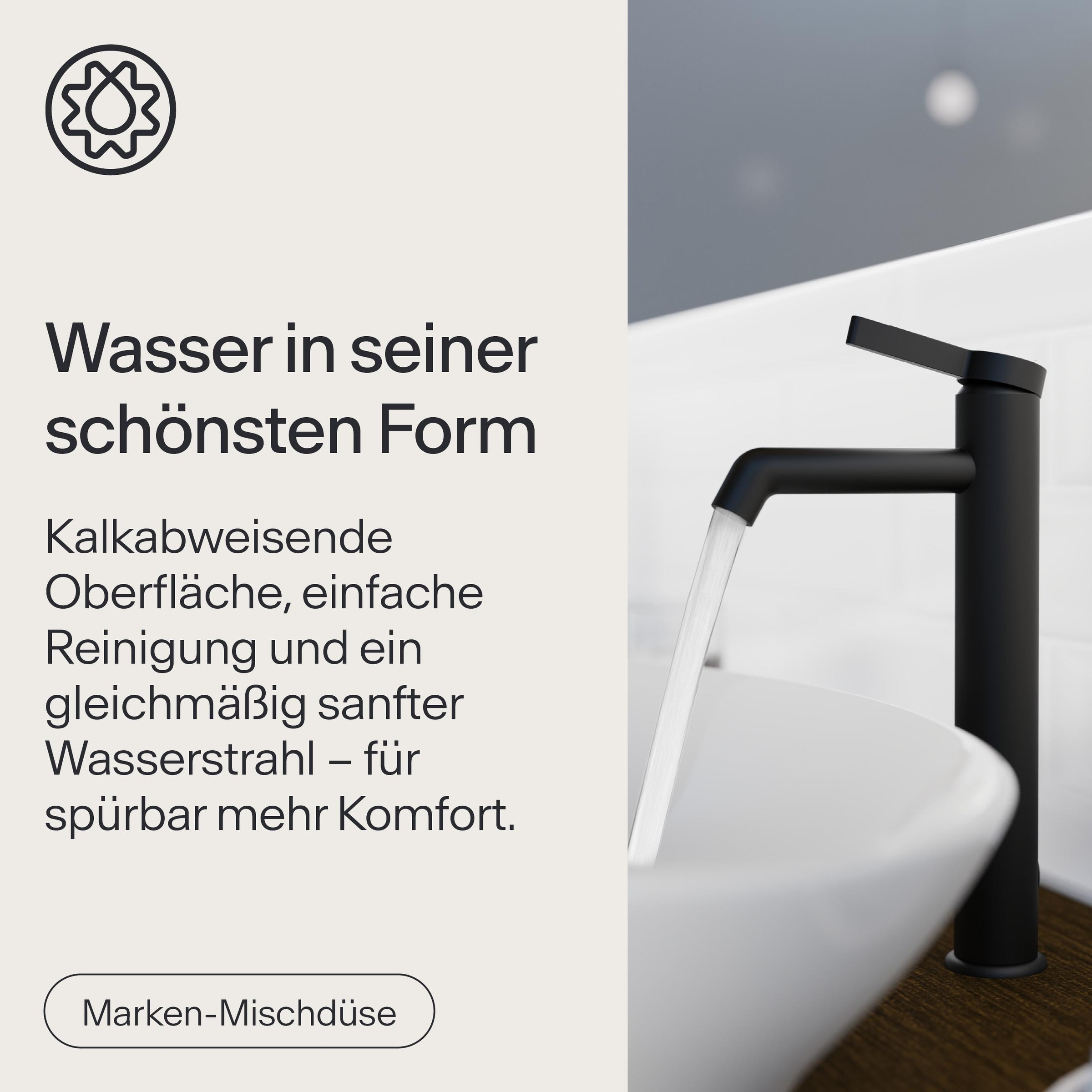 WASSERWERK Waschtischarmatur »WT 11« inkl. Popup, wassersparend