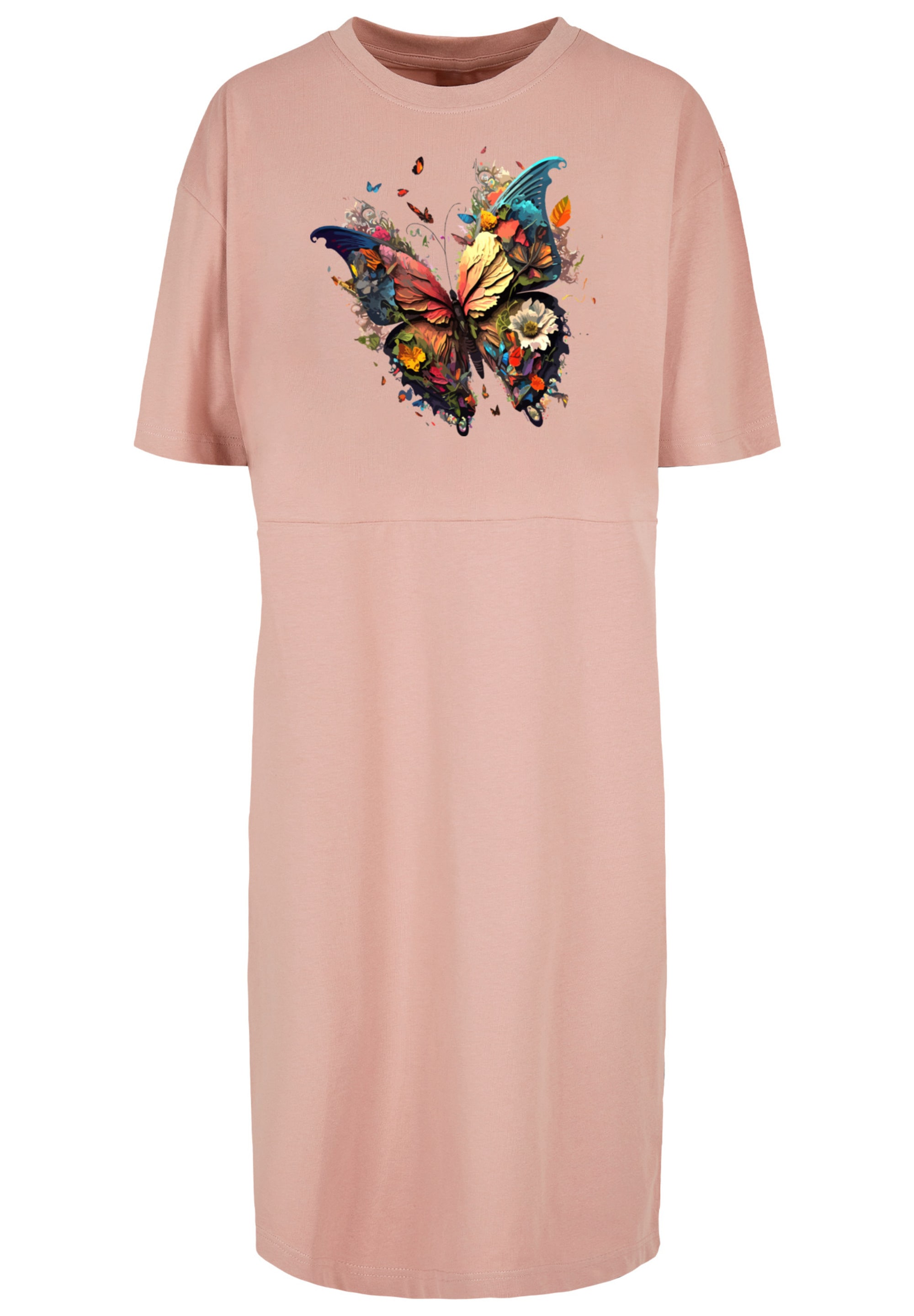 F4NT4STIC Shirtkleid "Schmetterling Bunt", Print günstig online kaufen