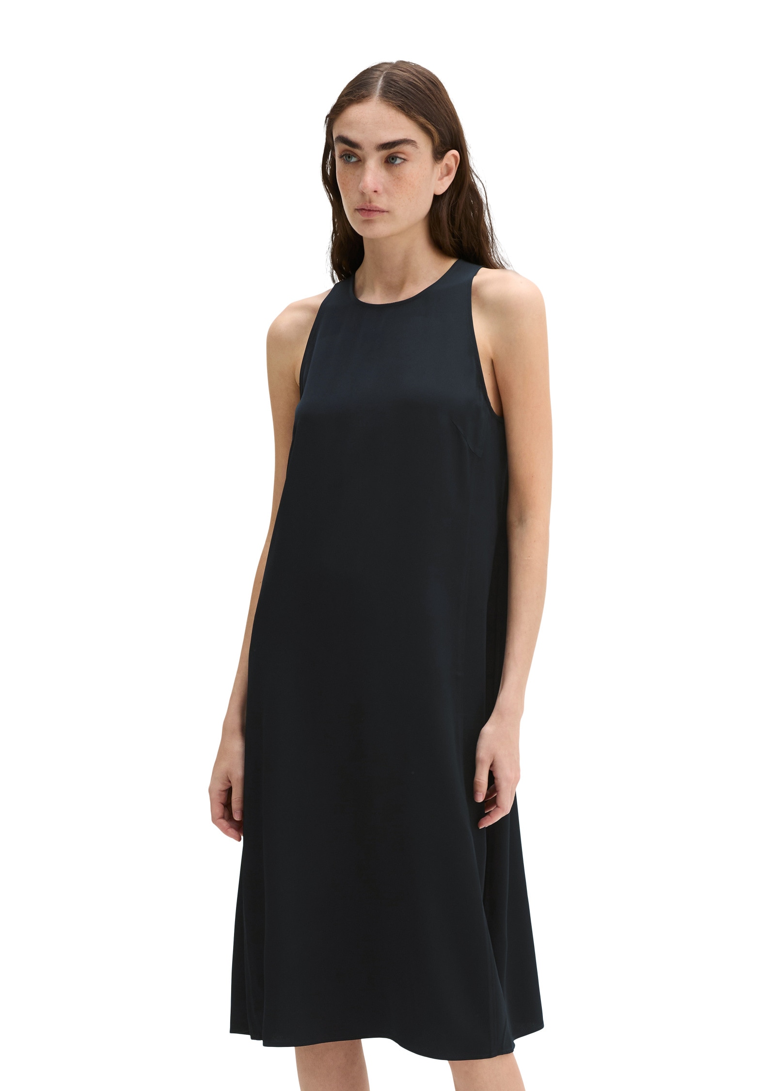 Marc OPolo Midikleid "aus edlem Viskose-Twill"