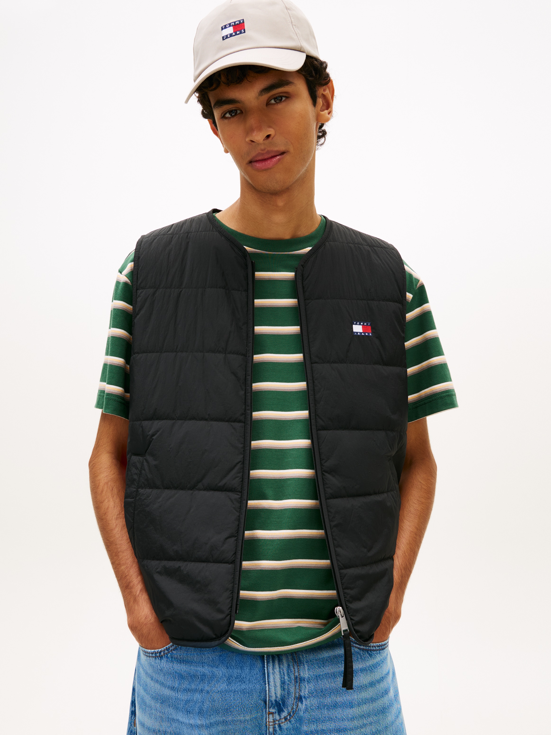 Tommy Jeans "TJM HERITAGE FLAG QUILTED" Underliner Regular fit mit Rundhalsausschnitt