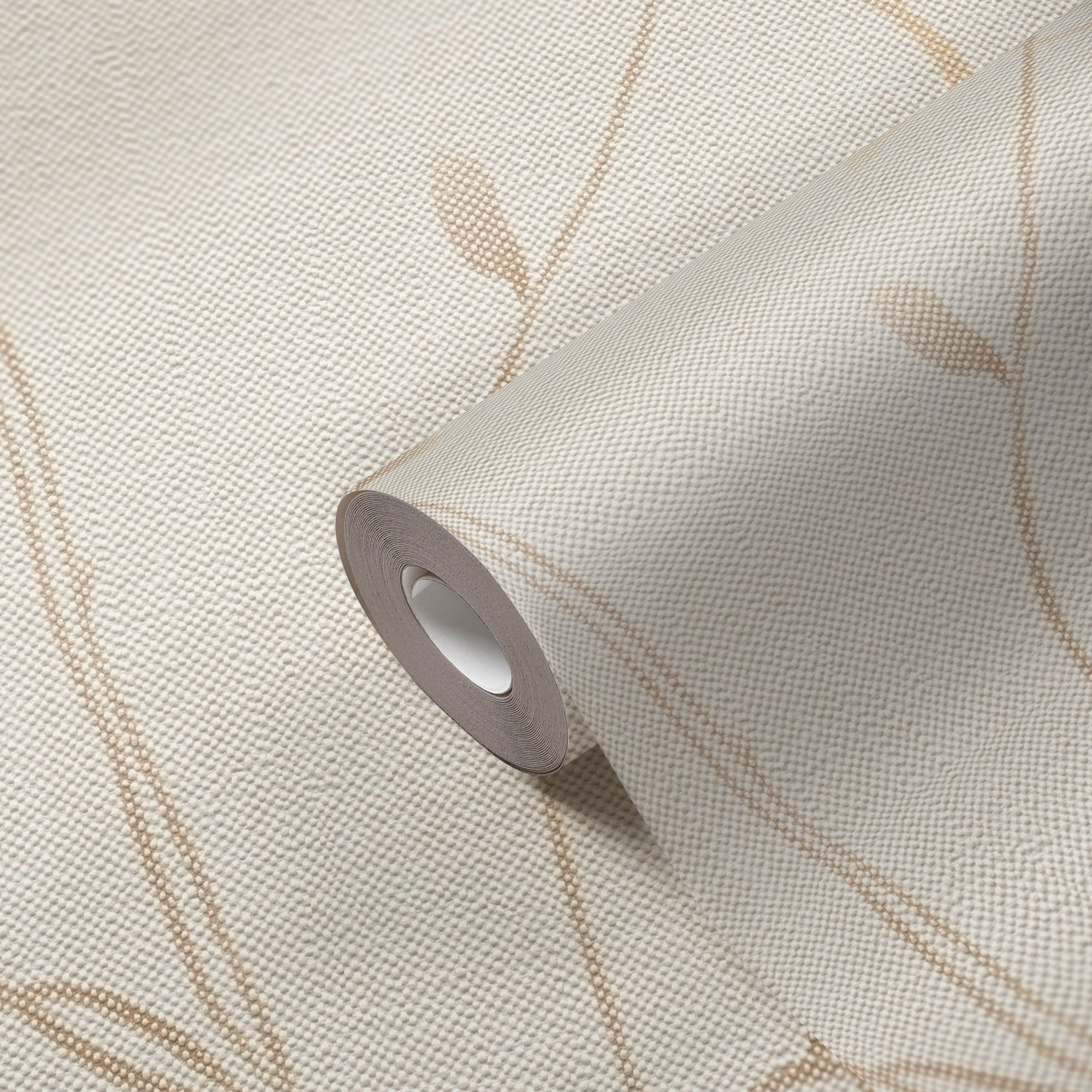 A.S. Création Vliestapete »Pure Elegance Tapete mit Blätterranken Mustertapete Floral Blattmotiv«, matt, Vliestapete Blatt-Motiv für Schlafzimmer Küche Wohnzimmer Blätterranke