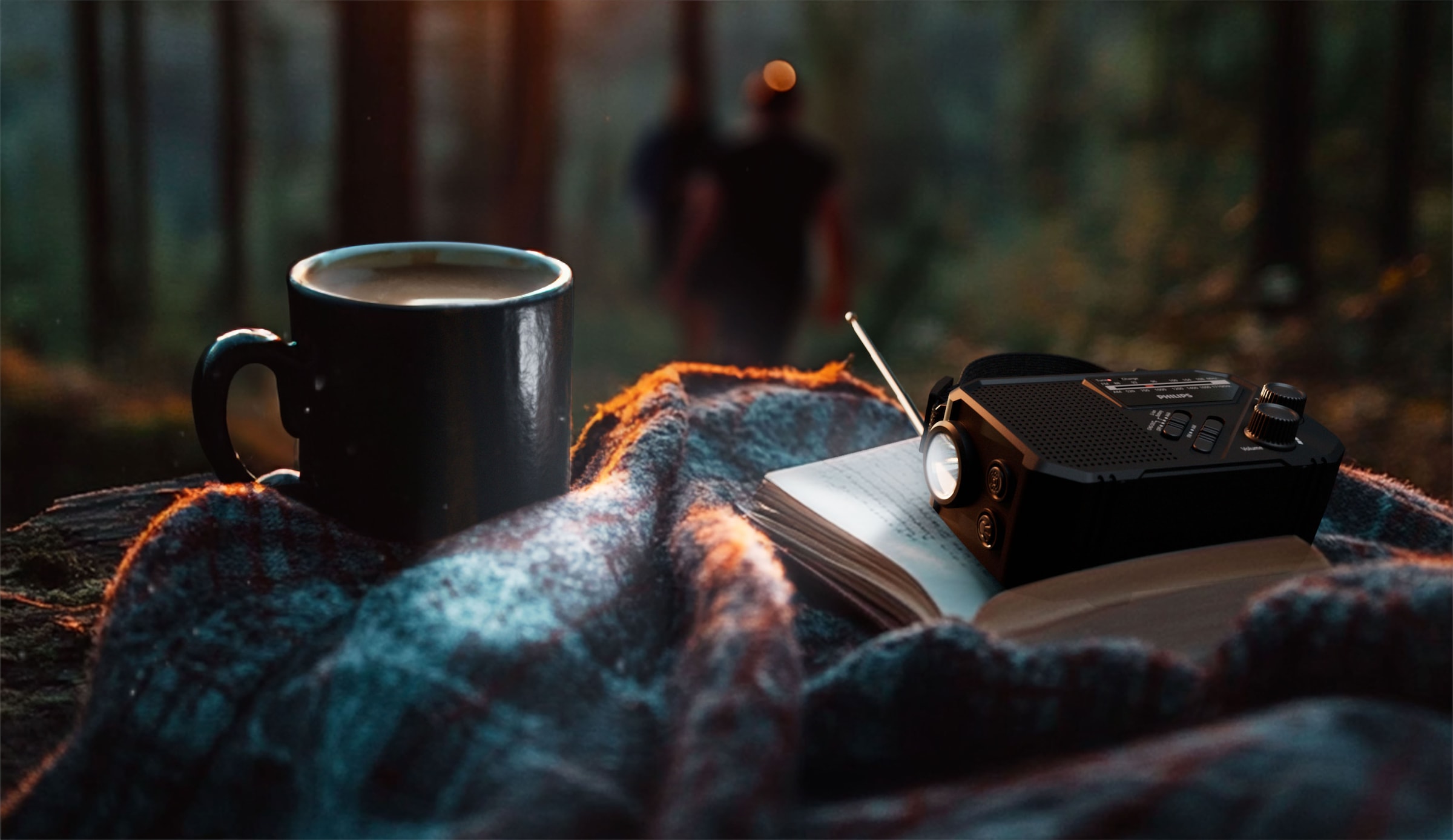 Philips Notfallradio »TAR1609/00« ( AM-Tuner | FM-Tuner 1 W) Kurbelradio, LED-Leuchte, lauter SOS-Alarm + Blinkleuchte,USB-C, USB-A