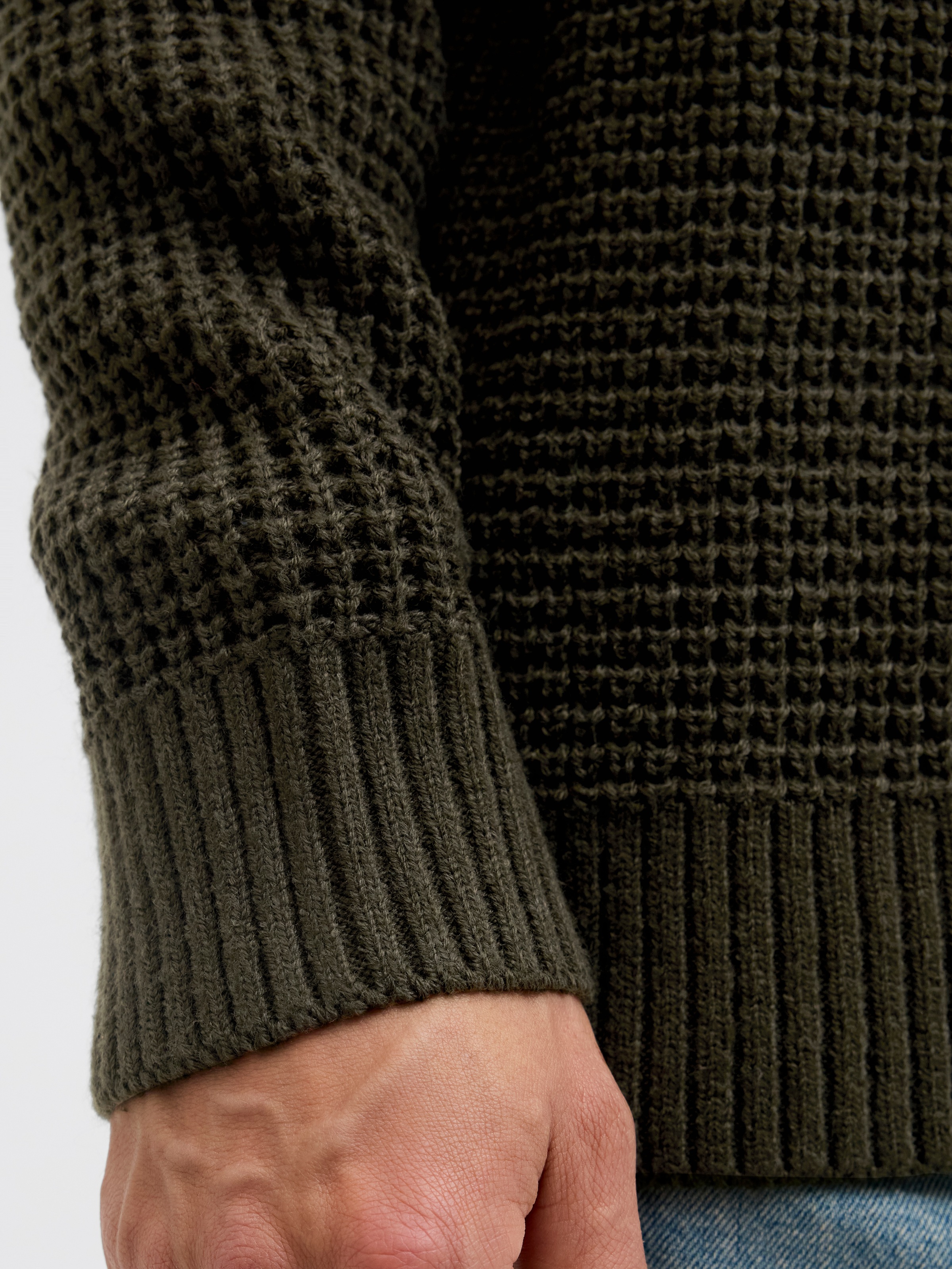 Jack & Jones JJGLOBAL KNIT CREW NECK Sweater Rosin S 3