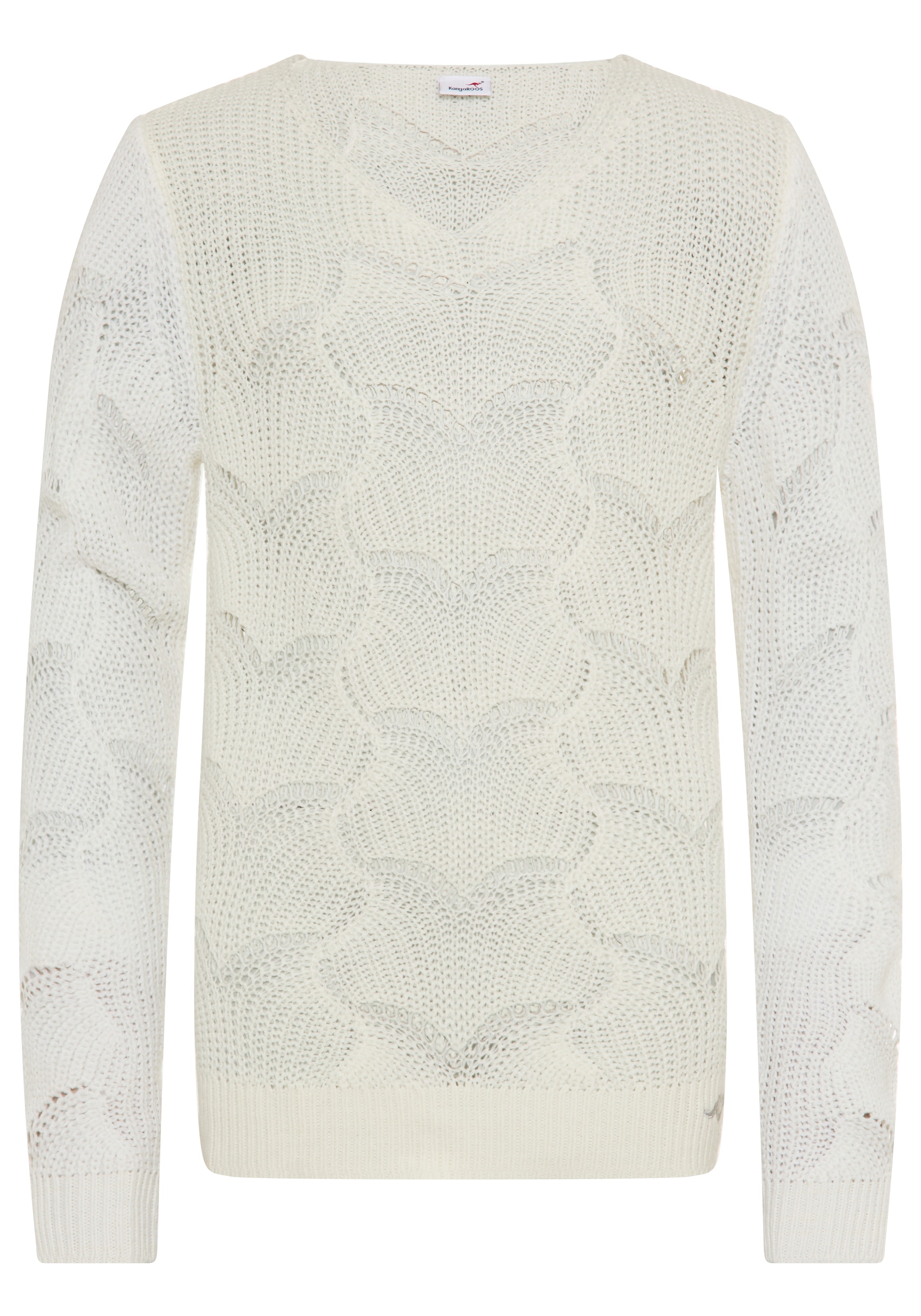 KangaROOS Ajourpullover »Ajour-Pullover für Mädchen«, Feiner Ajour-Strickpullover