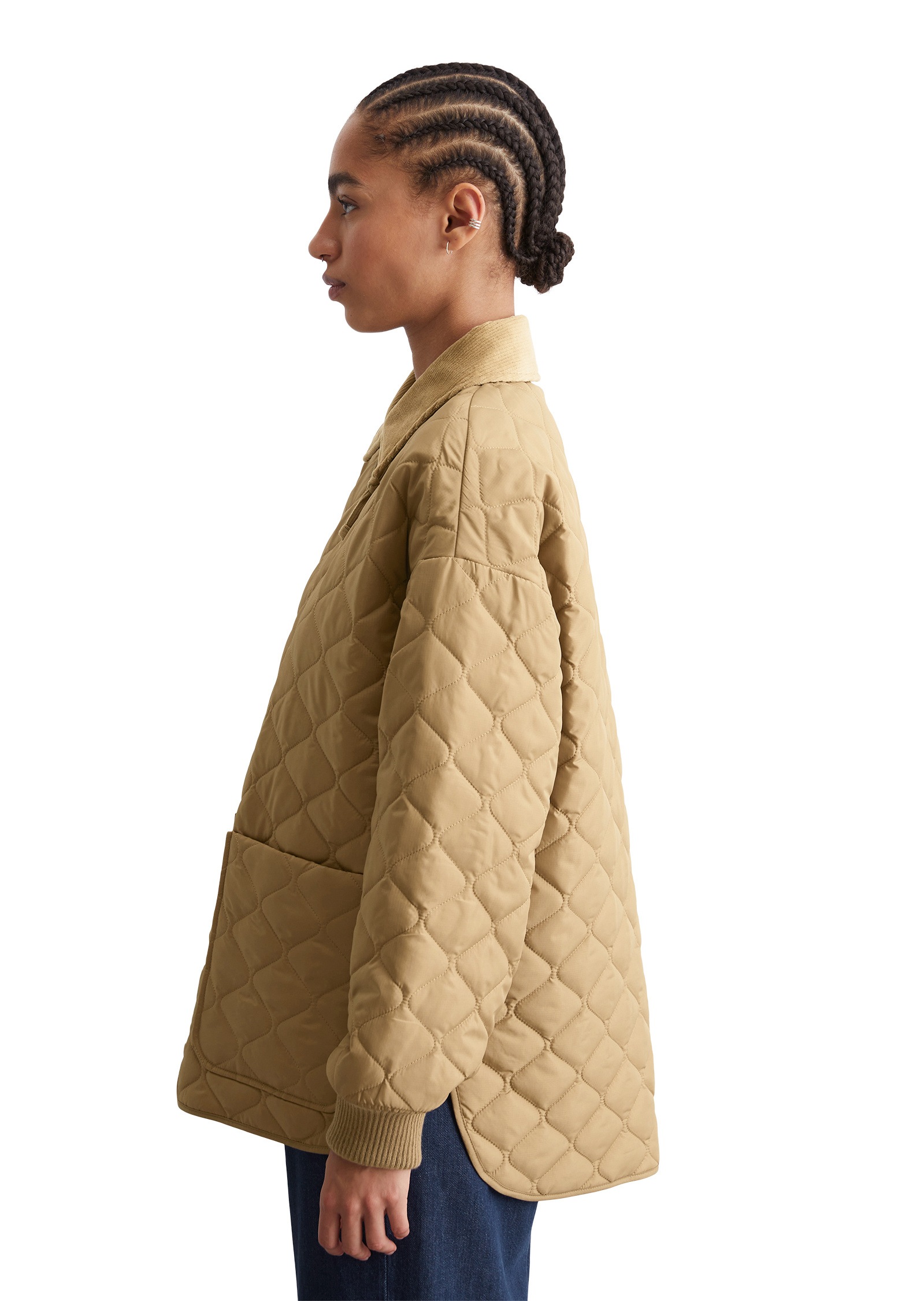 Marc O'Polo DENIM Outdoorjacke »aus wasserabweisendem Ripstop«, ohne Kapuze