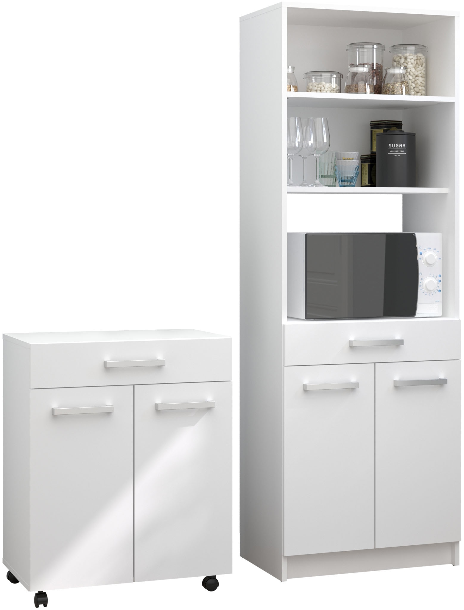 Parisot Schrank-Set »Uno 1«, (2 St.), melaminbeschichtet, praktisch und schön, viel Stauraum