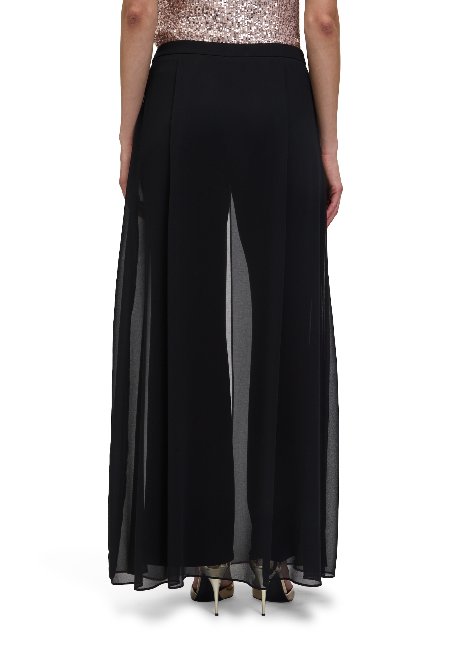 Vera Mont 2-in-1-Hose »Vera Mont Hosenrock mit weitem Bein«, Materialmix