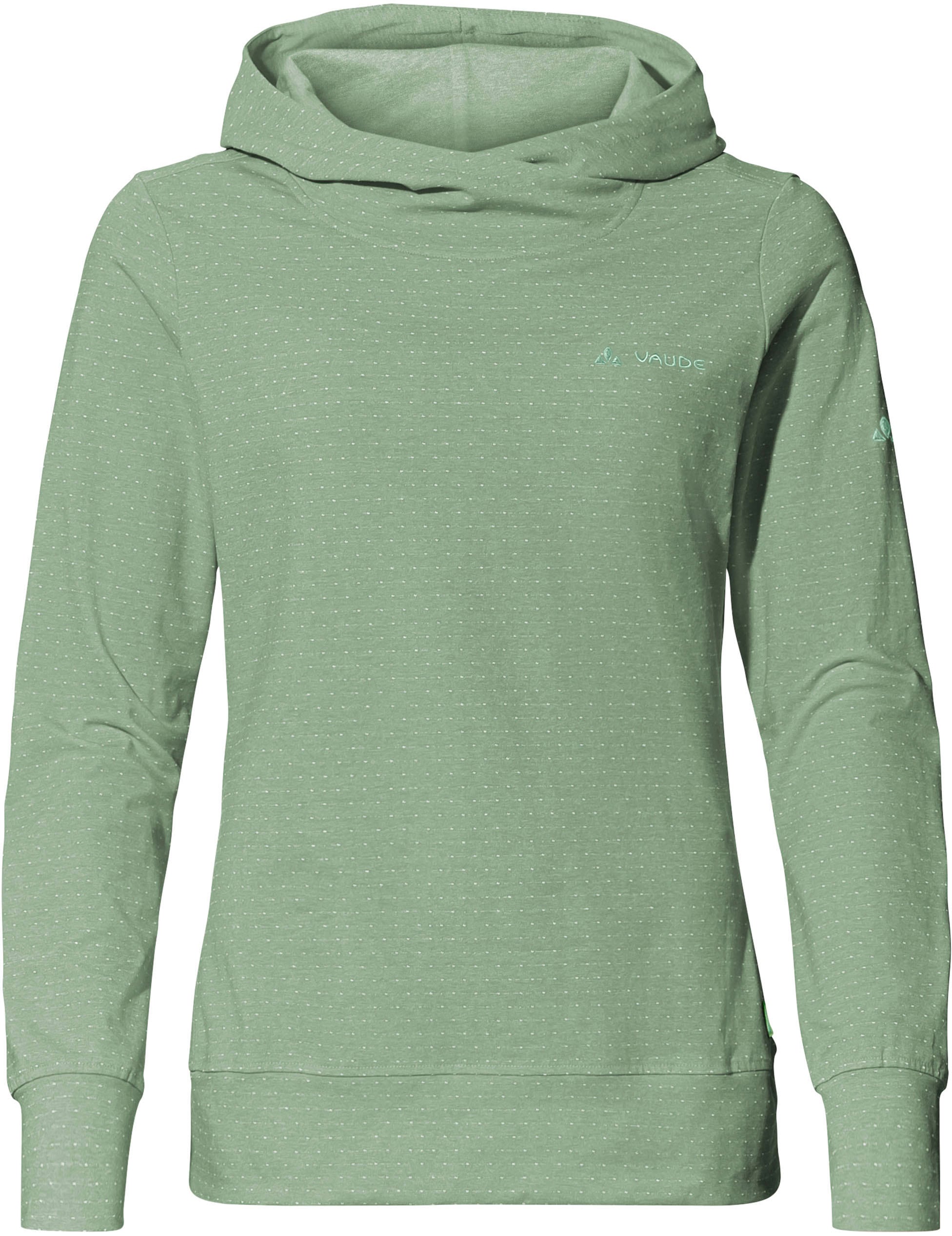 VAUDE Kapuzensweatshirt »WOMEN'S TUENNO PULLOVER«, Logoprägung auf dem Arm