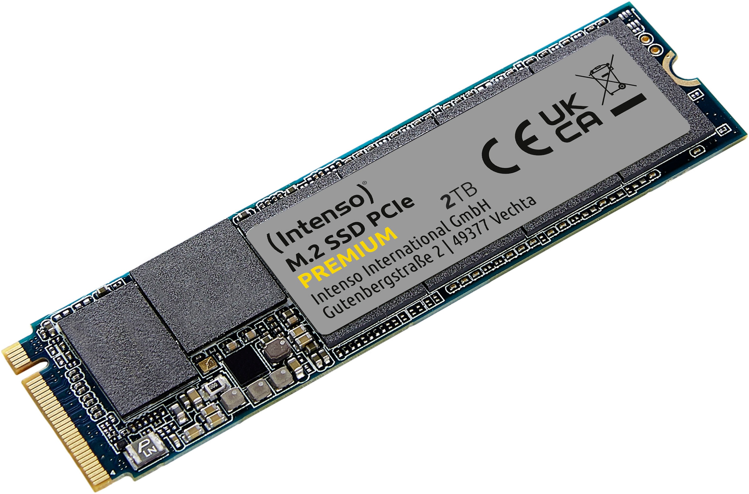 Intenso interne SSD »Premium 2TB«, Anschluss M.2 PCIe 3.0