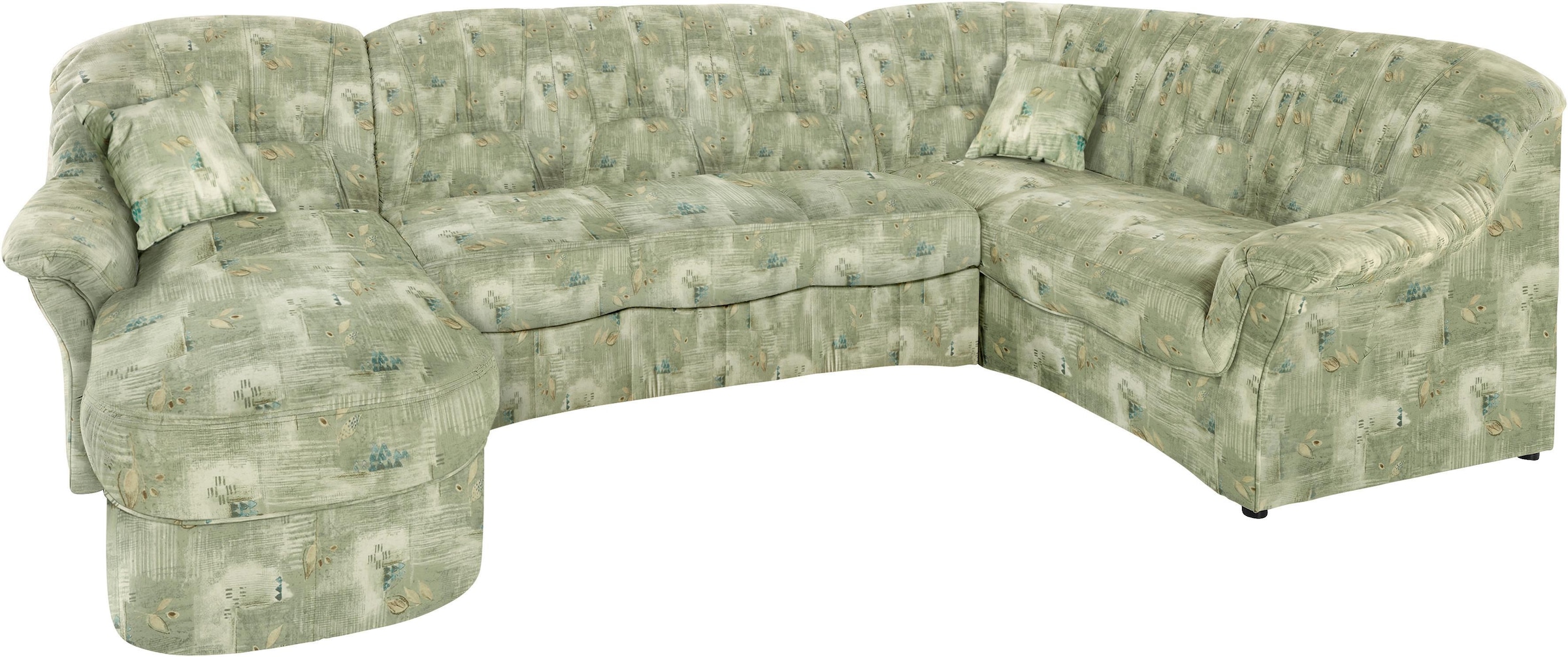 DOMO collection Wohnlandschaft »Bahia mit viel Platz, zeitloses Design, U-Form«, wahlweise mit Bettfunktion