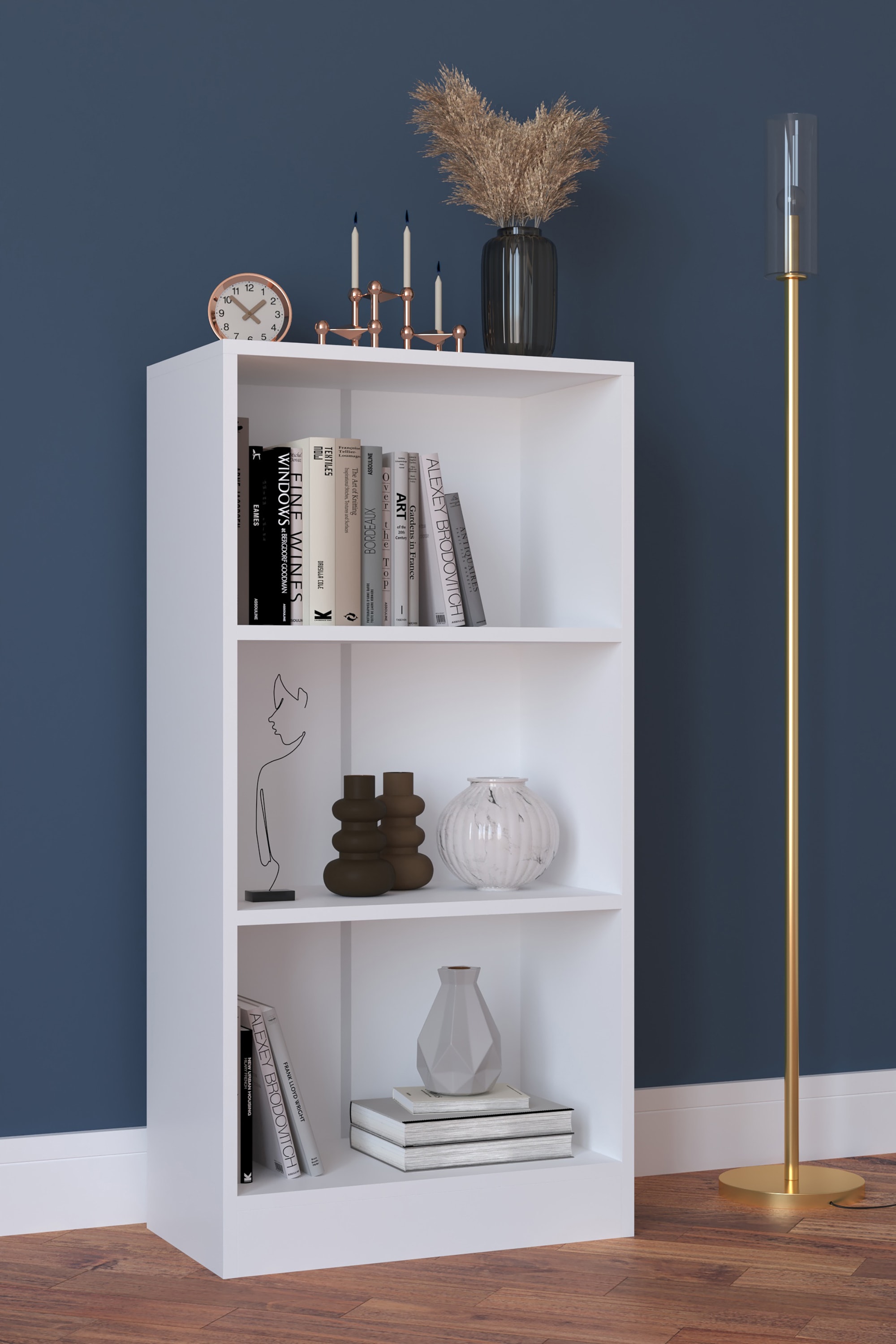 VCM Standregal »Holz Stand Regal Bücher Bücherregal Dilos M 3f«