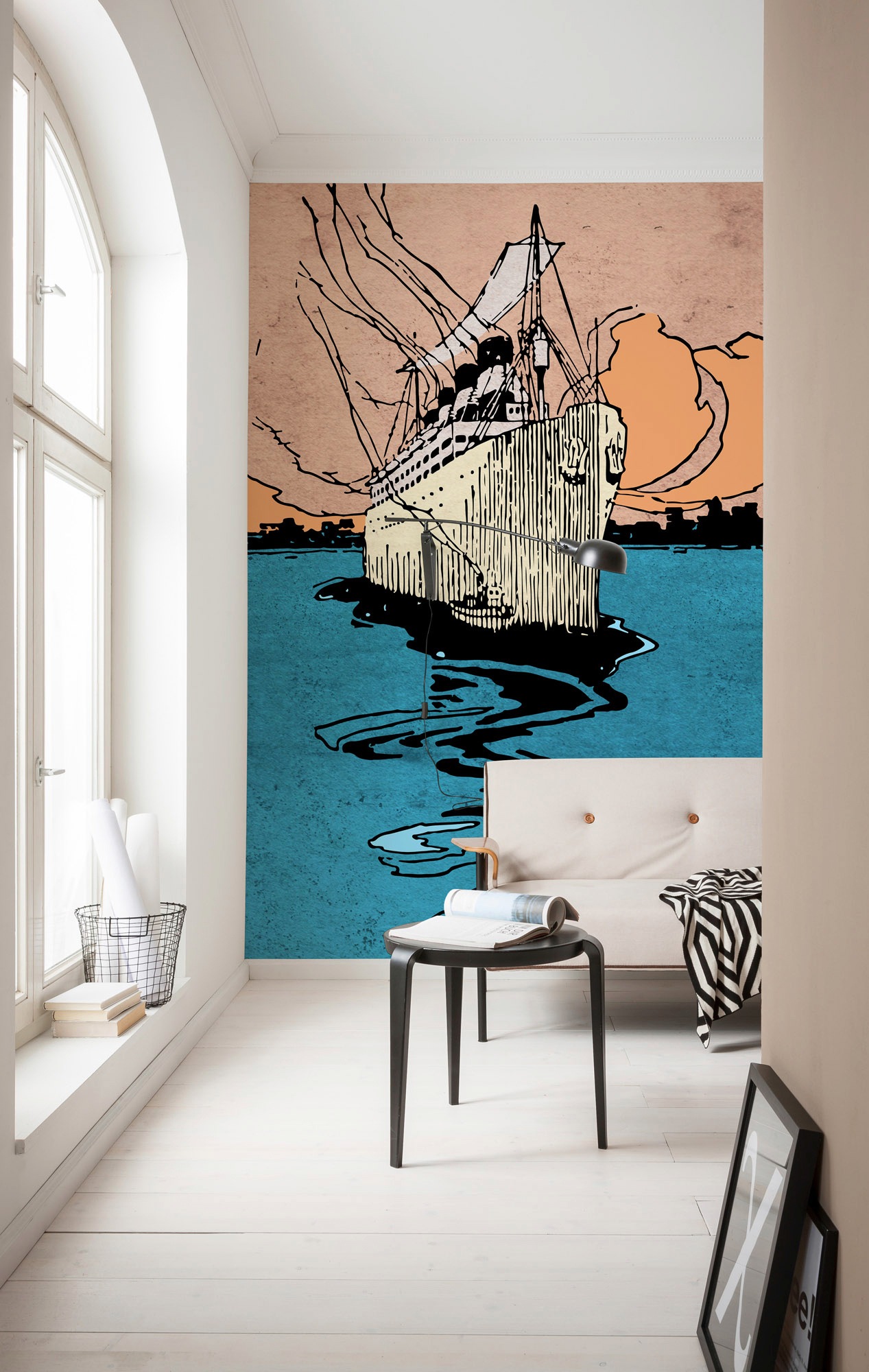 Komar Vliestapete »Digitaldruck Vlies - La Nave - Größe 200 x 280 cm«, bedruckt, Kinderzimmer