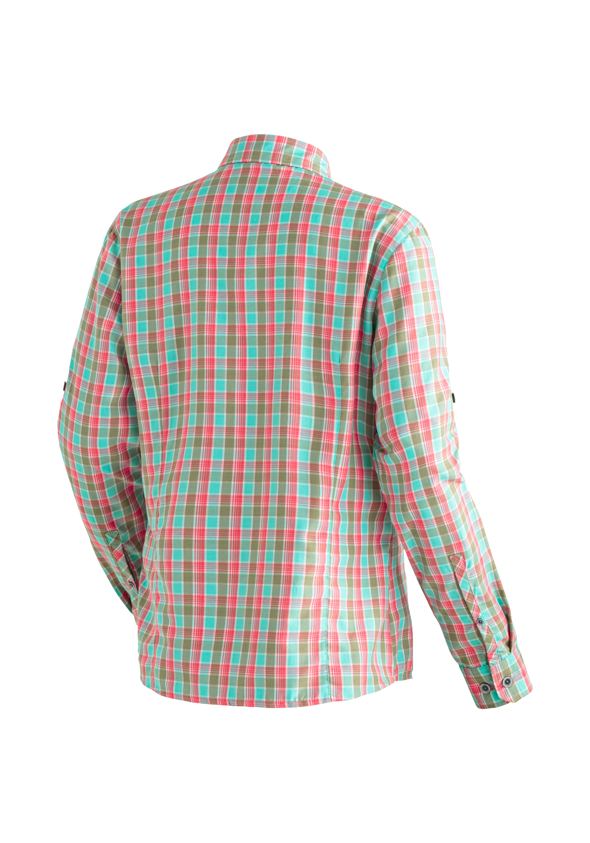 Maier Sports Funktionsbluse »Nanni«, Damen Bluse, langarm Karobluse für Outdoor und Freizeit