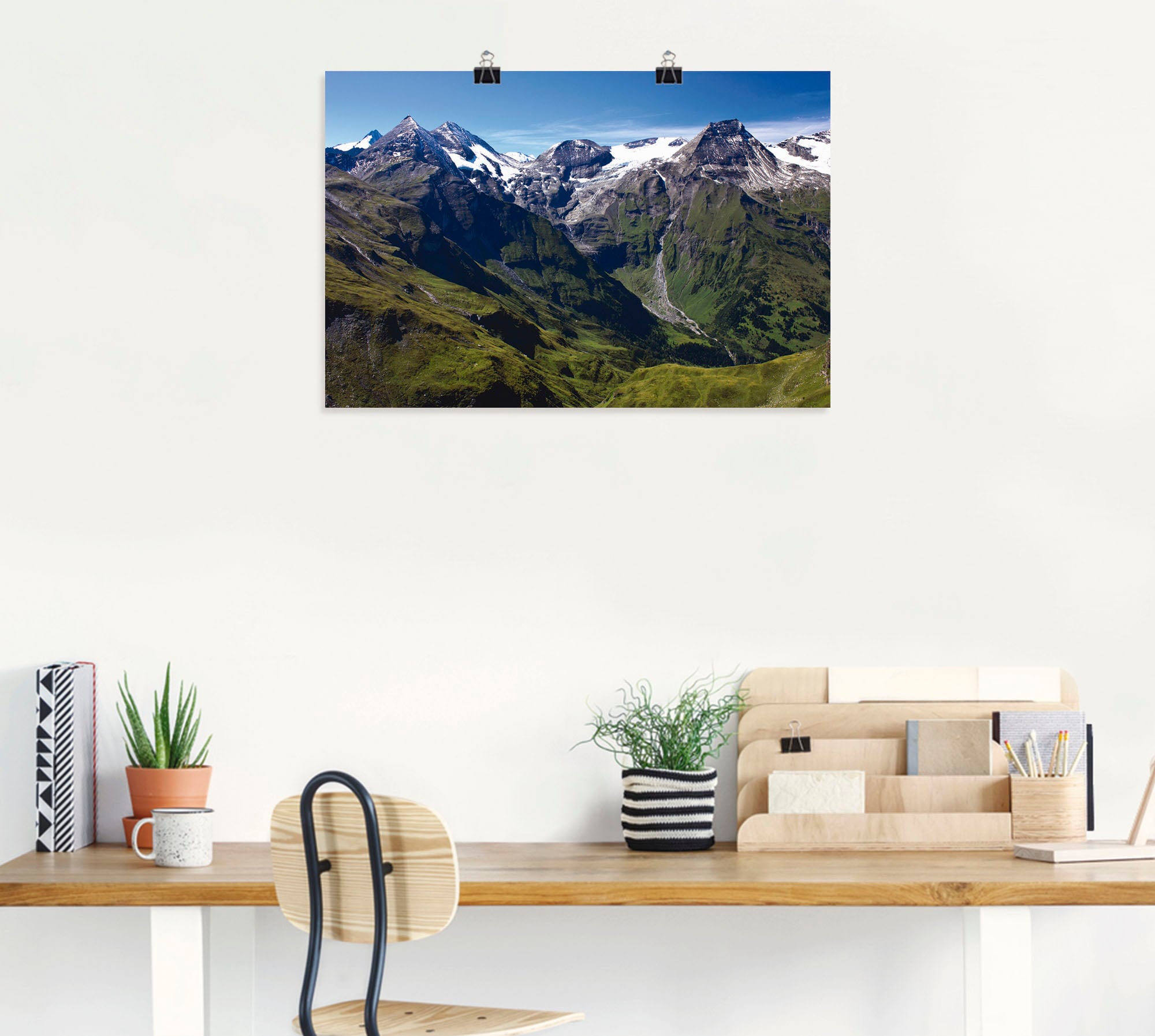 Artland Wandbild "Berge rund um den Großglockner", Berge, (1 St.), als Lein günstig online kaufen