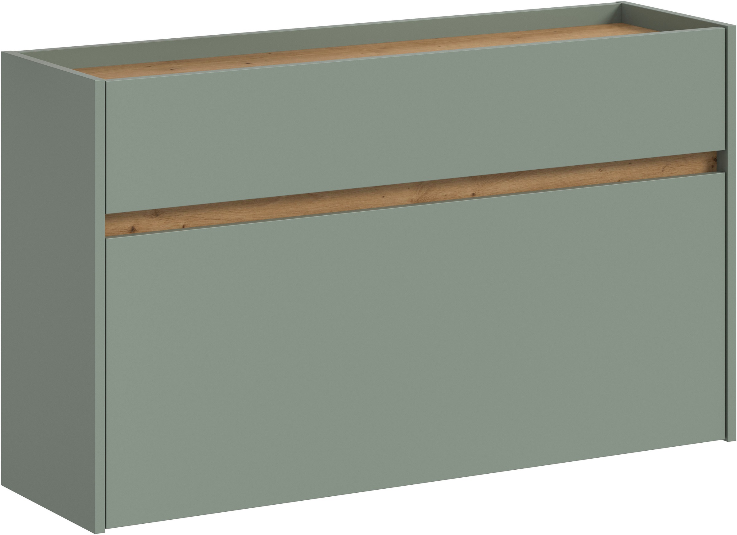 Home affaire Schuhschrank "EVRID, Breite 110cm, hängend, 1 Schubkasten, 1 S günstig online kaufen