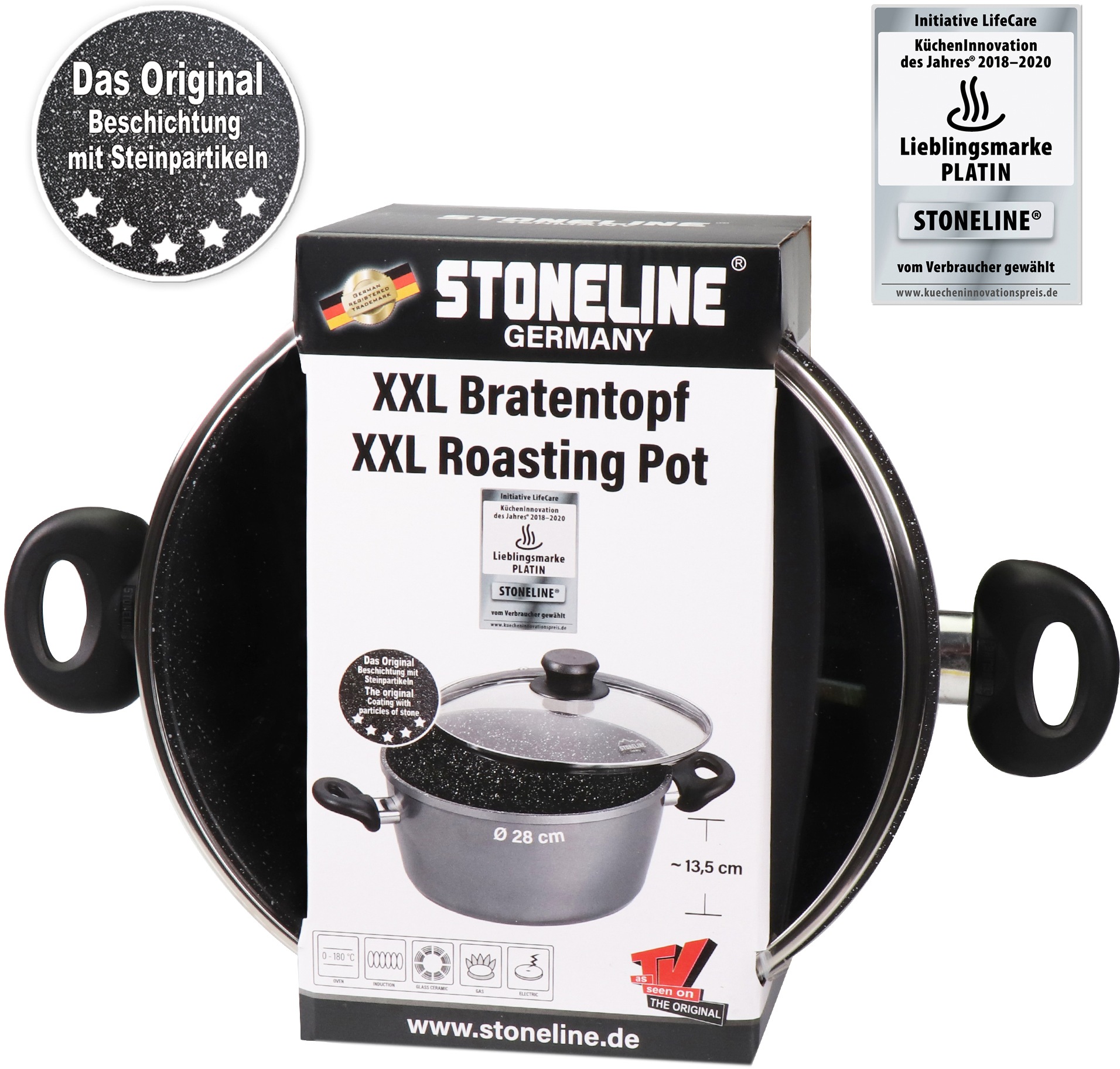 Thumbnail - STONELINE Kochtopf 1 Stk. tlg. Aluminium