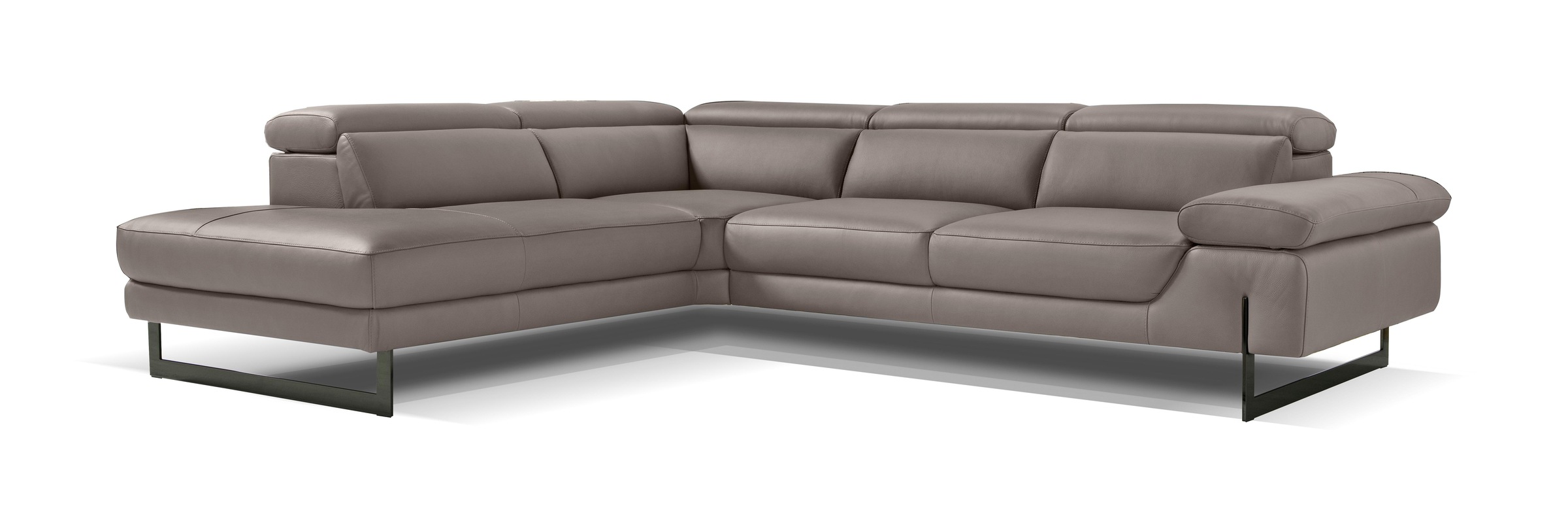 Egoitaliano Ecksofa »Queenie, extravagantes Sofa mit erstklassigem Sitzkomfort«, mit verstellbarer Armlehne und Kopfteilen für Wohlfühlkomfort